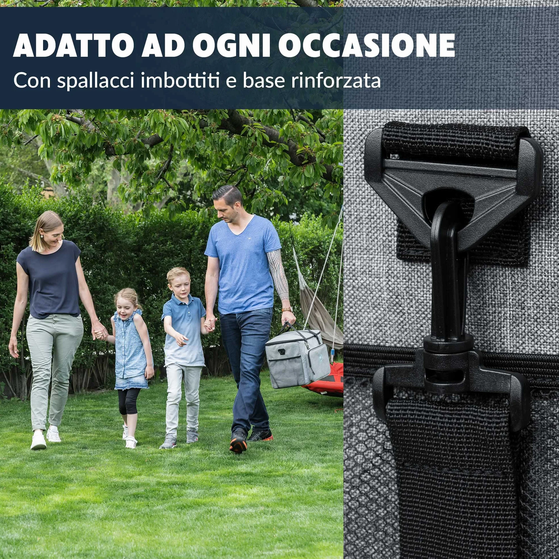 Obics Borsa termica porta pranzo 20 e 30 litri - Frigo isoterma portatile per alimenti, ufficio, picnic e da viaggio - Borsa-Frigo rigida e termiche isolata