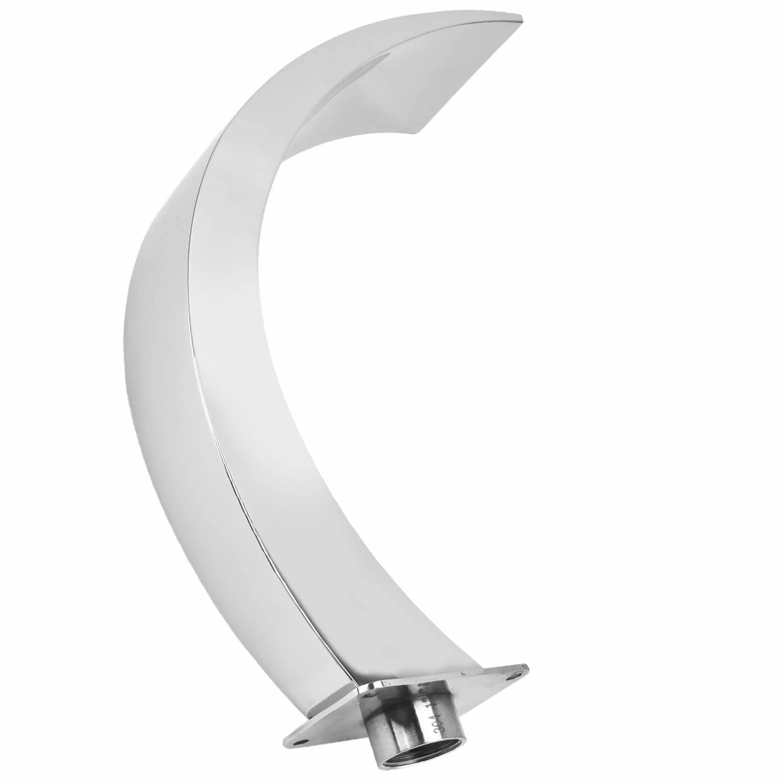 flexman Fontana a Cascata per Piscina, Altezza 14,3 Pollici, Fontana per Piscina Esterna Curva in Acciaio Inossidabile con Filettatura Interna G1 per Piscine, Piscina da Giardino