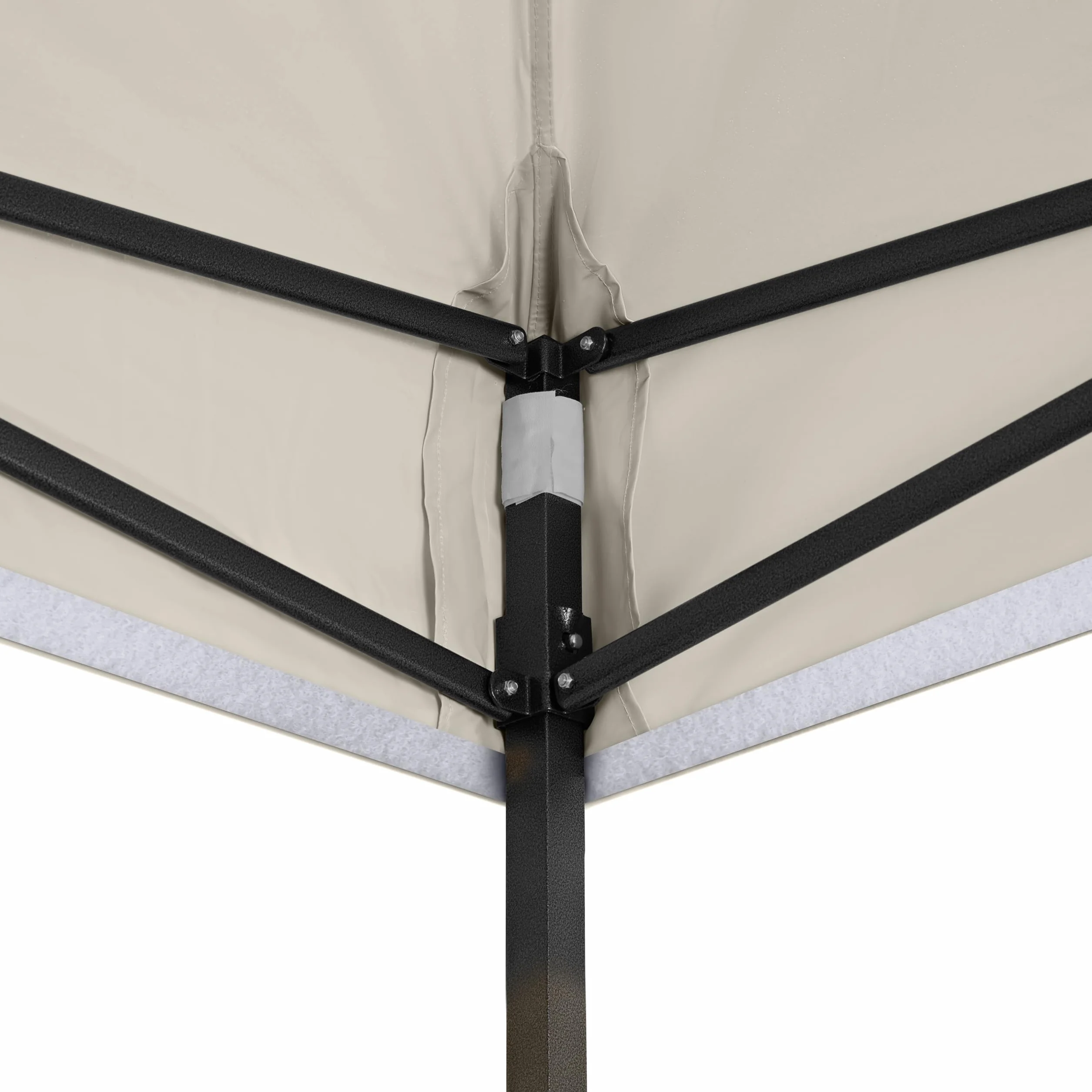All Seasons Gazebos 3x3m Pop Up Gazebo z akcesoriami i torbą na kółkach, wodoodporny, Kremowy