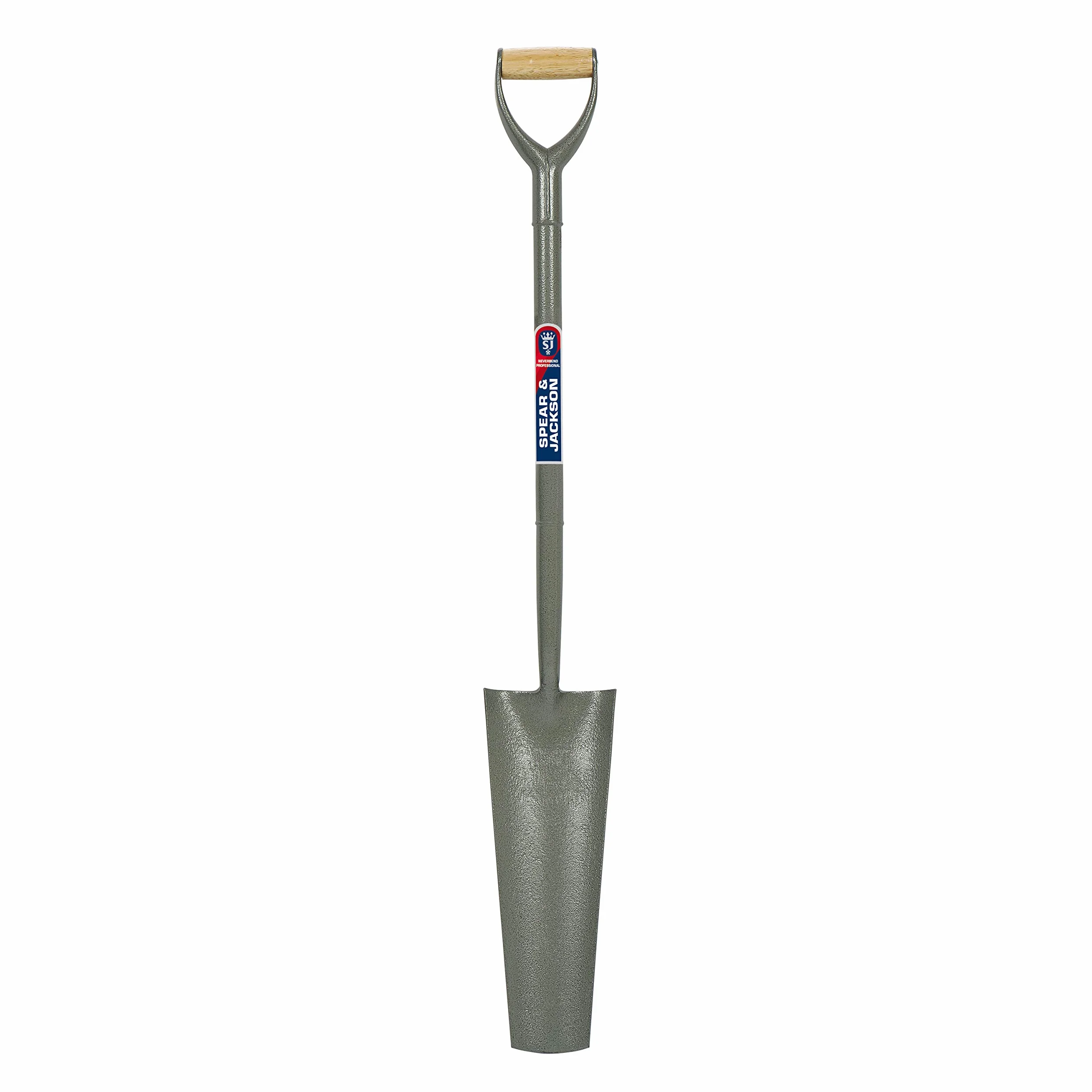 Spear & Jackson 2154HK Vanga per Drenaggio con Impugnatura a D, Grigio, 40 cm