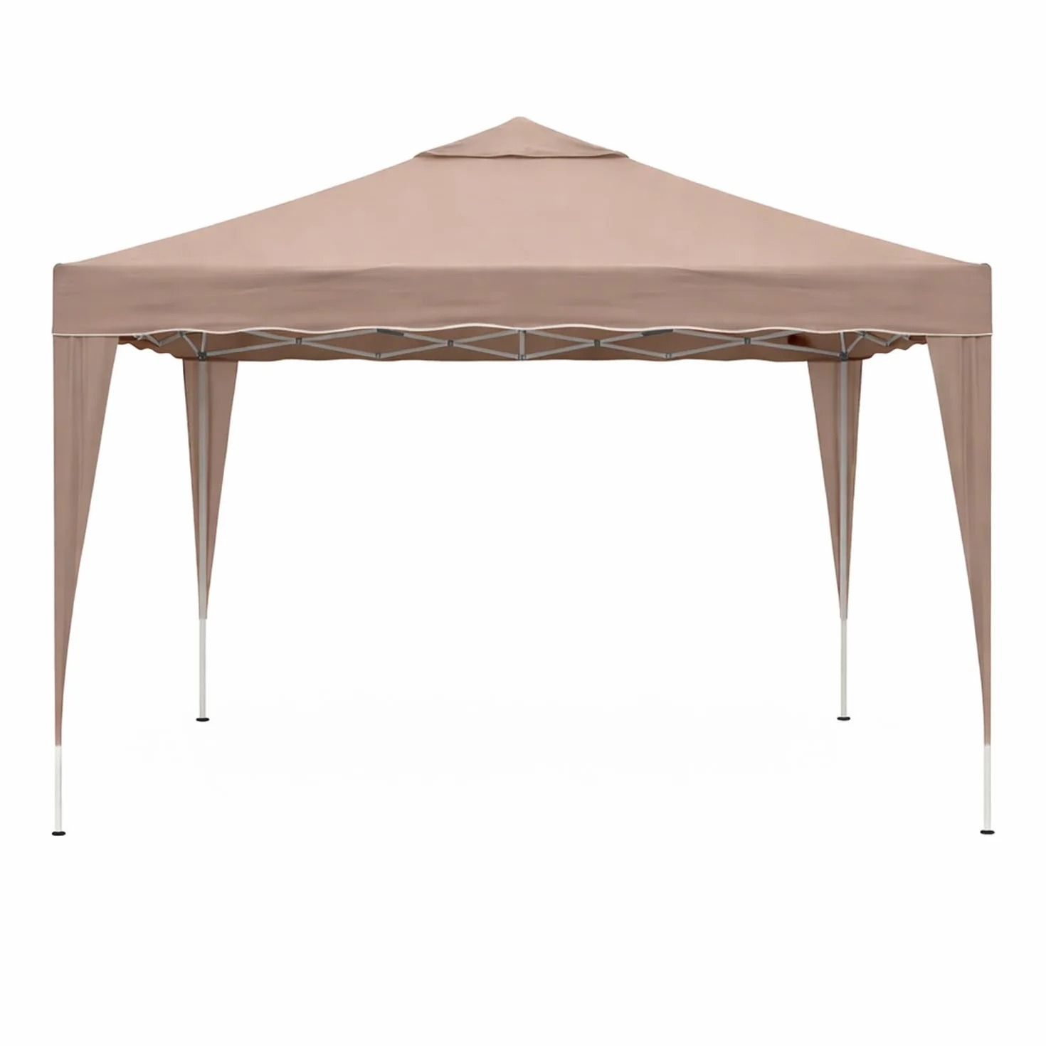 Gazebo Pieghevole 3x4 M Acciaio Idrorepellente 160 g/m² Anti-UV Apertura Rapida a Fisarmonica con Borsa e 4 Sacche Zavorra