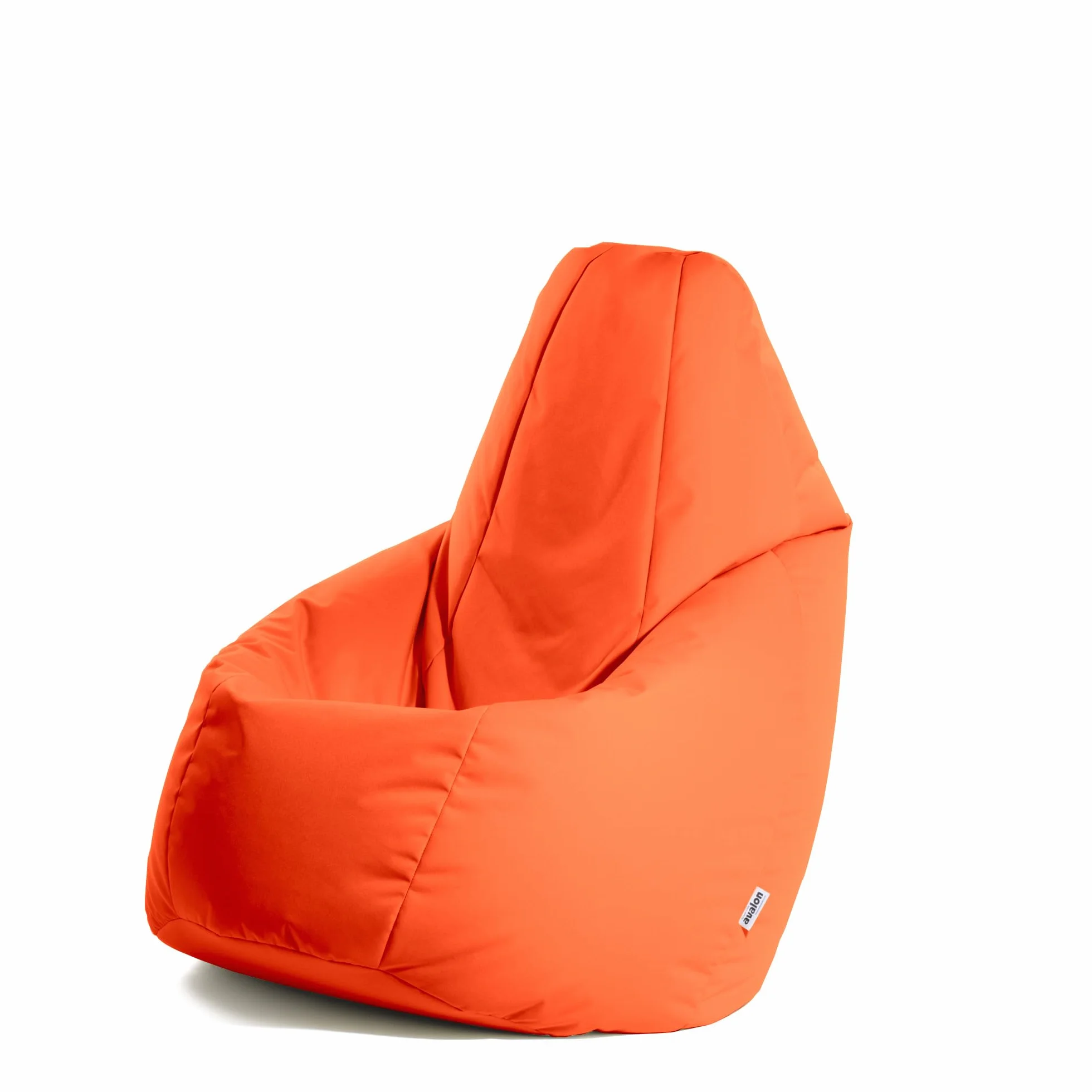 Avalon Pouf Poltrona Sacco da Esterno Grande L Samba 80x80x125cm Arancio Impermeabile Antistrappo