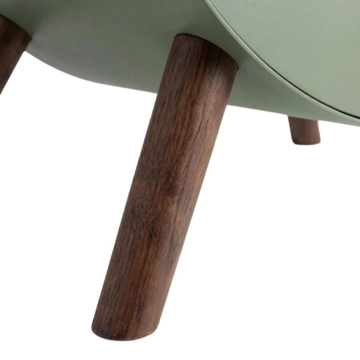 Frankystar Venere Camino da Pavimento 60x72x30 cm Design Interno Piedi Legno Pino Salvia