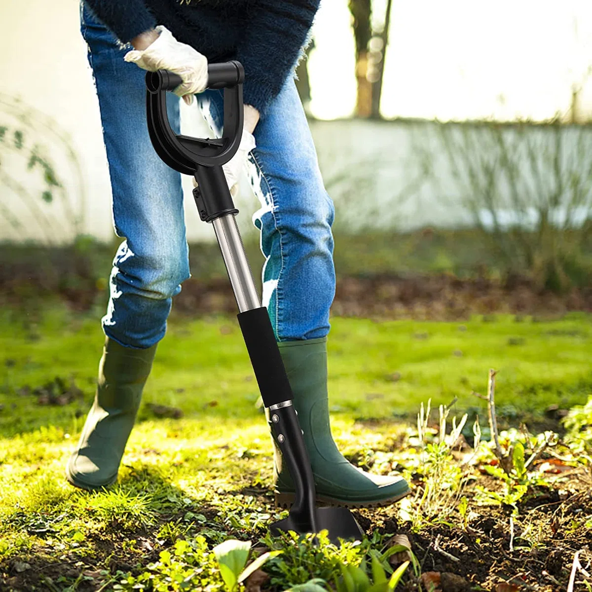 Vanga a Punta 78cm Pala Acciaio Impugnatura a D Giardinaggio Scavo Terreni duri