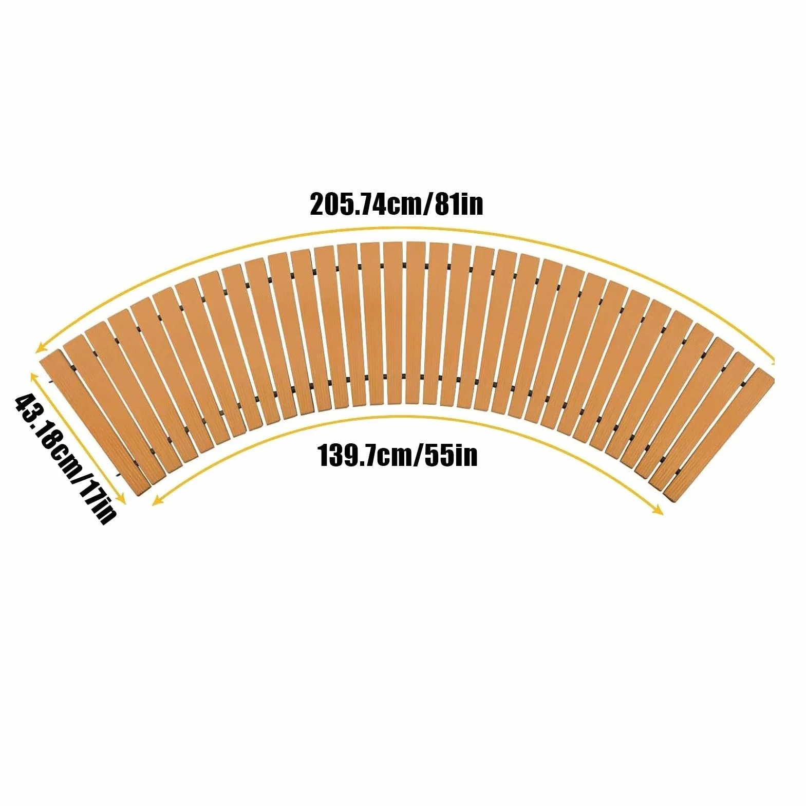 Passerella in legno, resistente alle intemperie, antiscivolo, per esterni, per cortile, campeggio, patio, ingresso, piscina, giardino, casa, giardinieri, paesaggisti