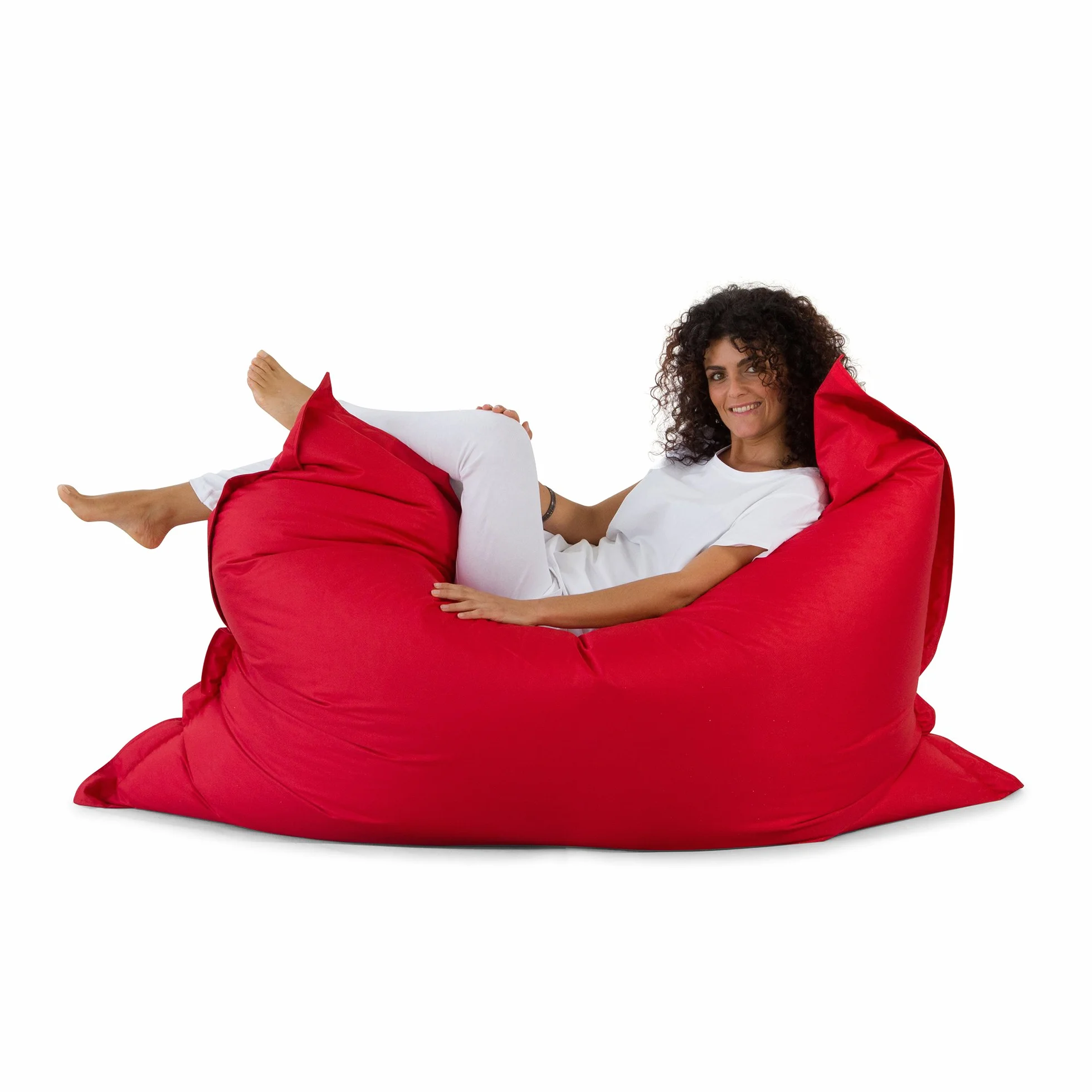 Avalon Pouf Cuscino Thin Grande Samba Impermeabile Antistrappo per Esterno 170x135 cm Corda