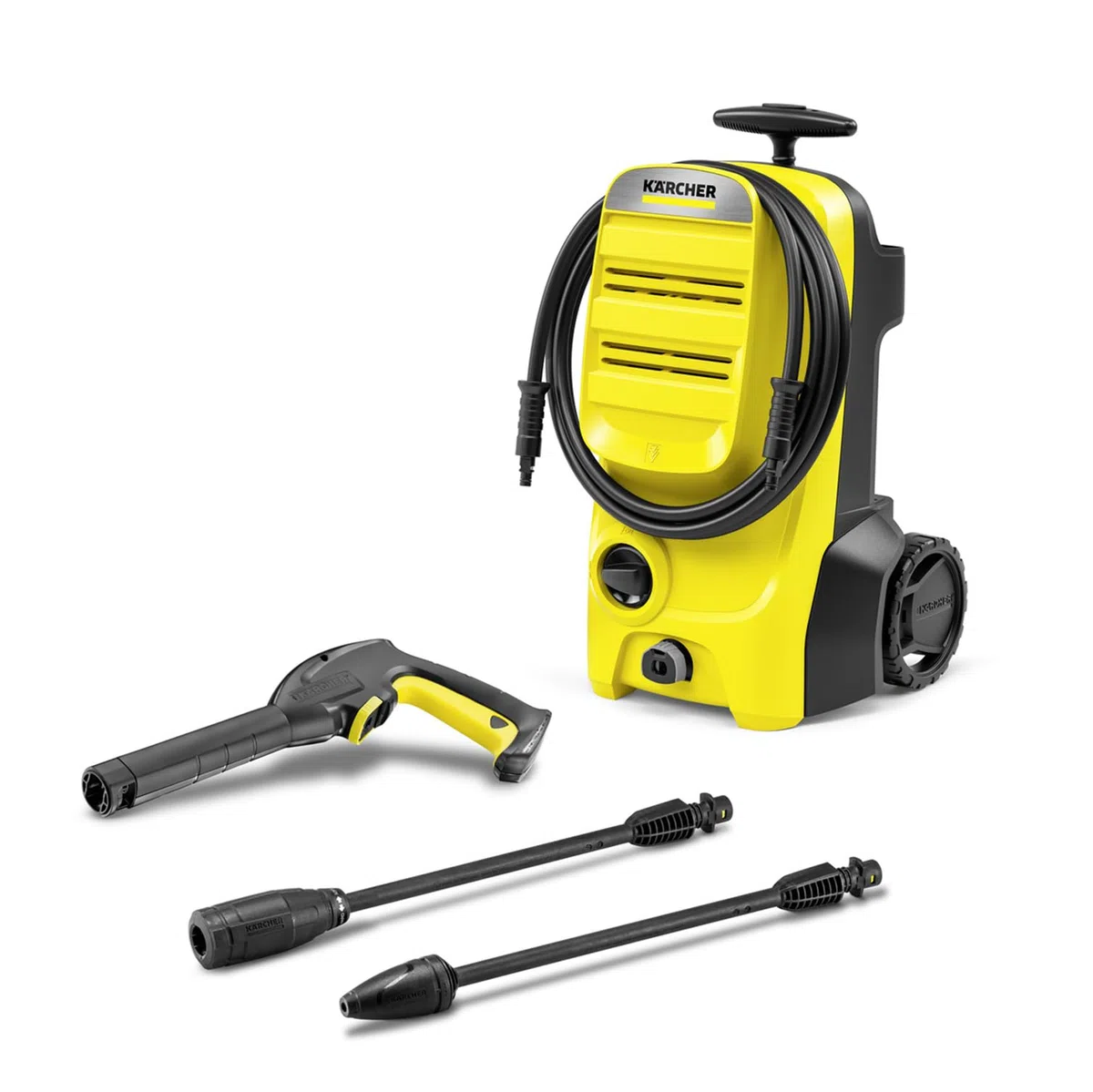 Kärcher Idropulitrice K 4 Classic, 130 bar, 420 l/h, 30 m²/h, Avvolgitubo, Pistola, Lancia, Ugello Rotante