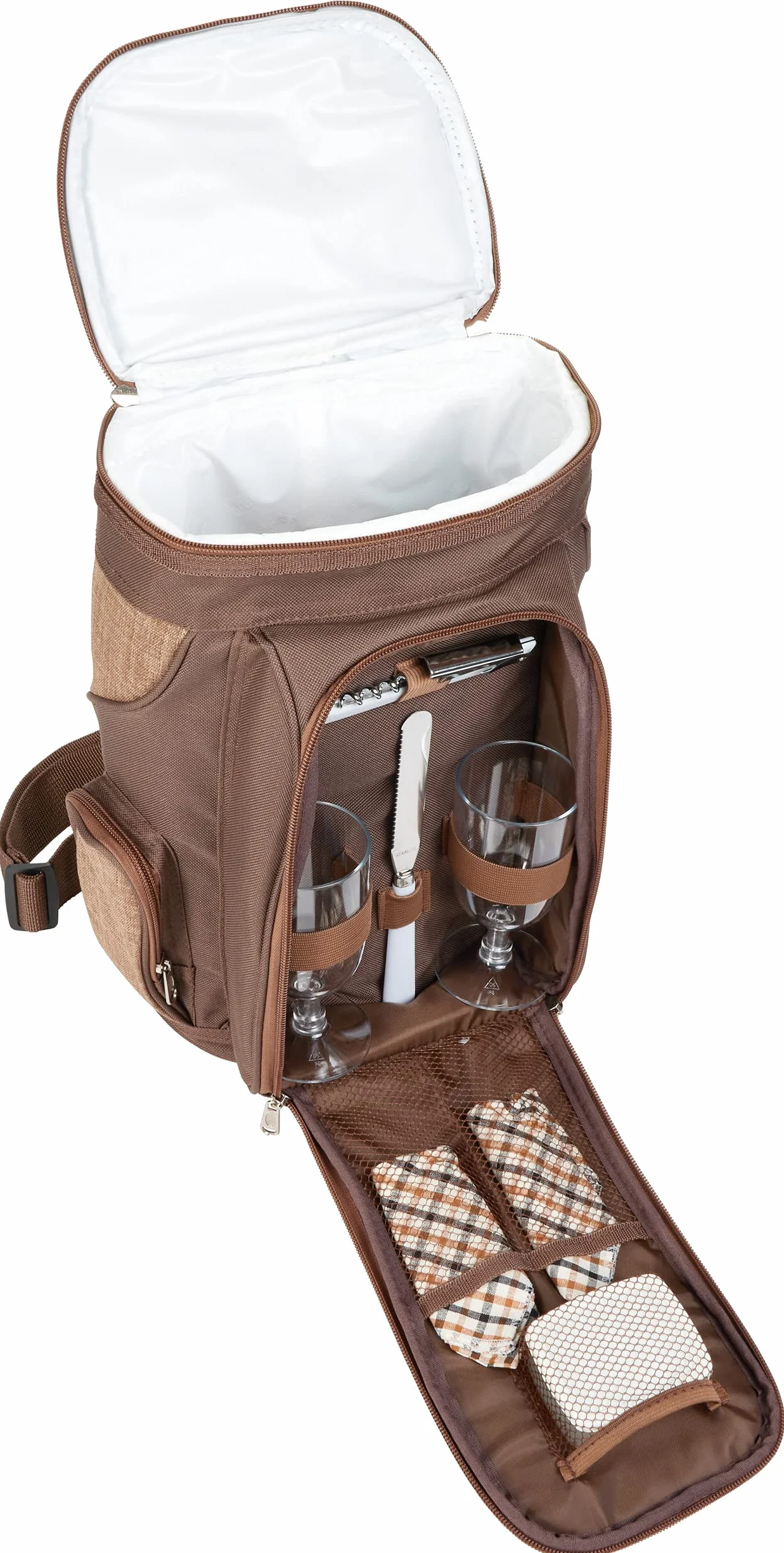 Brubaker Borsa Refrigerante per Vino Isolata Termica Portatile con Maniglia Zaino