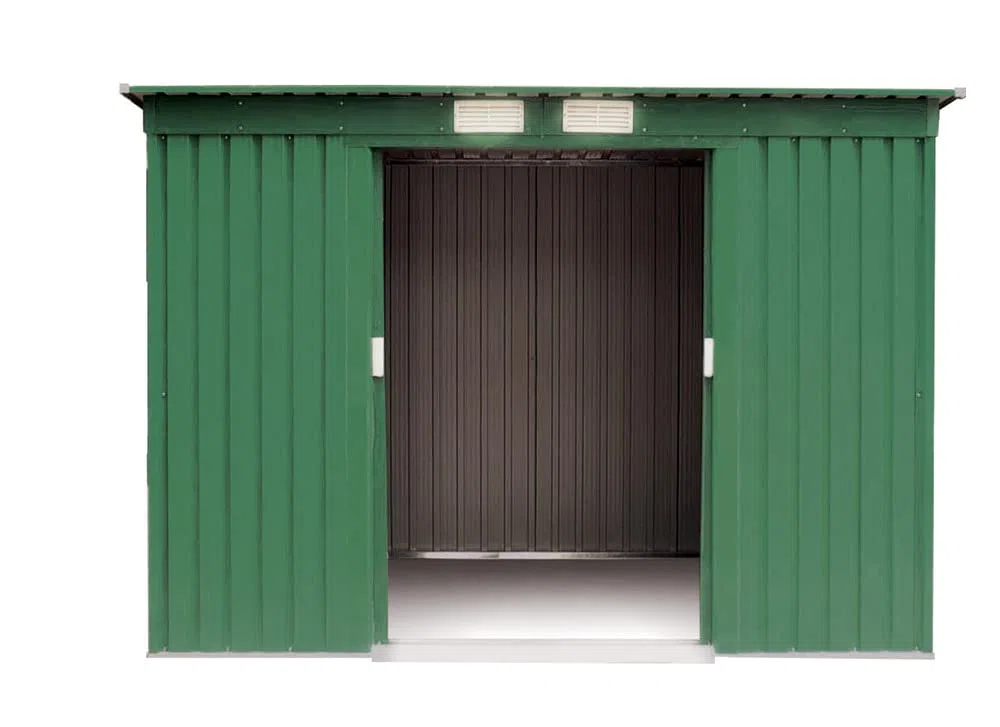 VERDELOOK | Maisonette, Casetta in Metallo Box da Giardino a Una Falda, 194x121 Altezza 181 cm