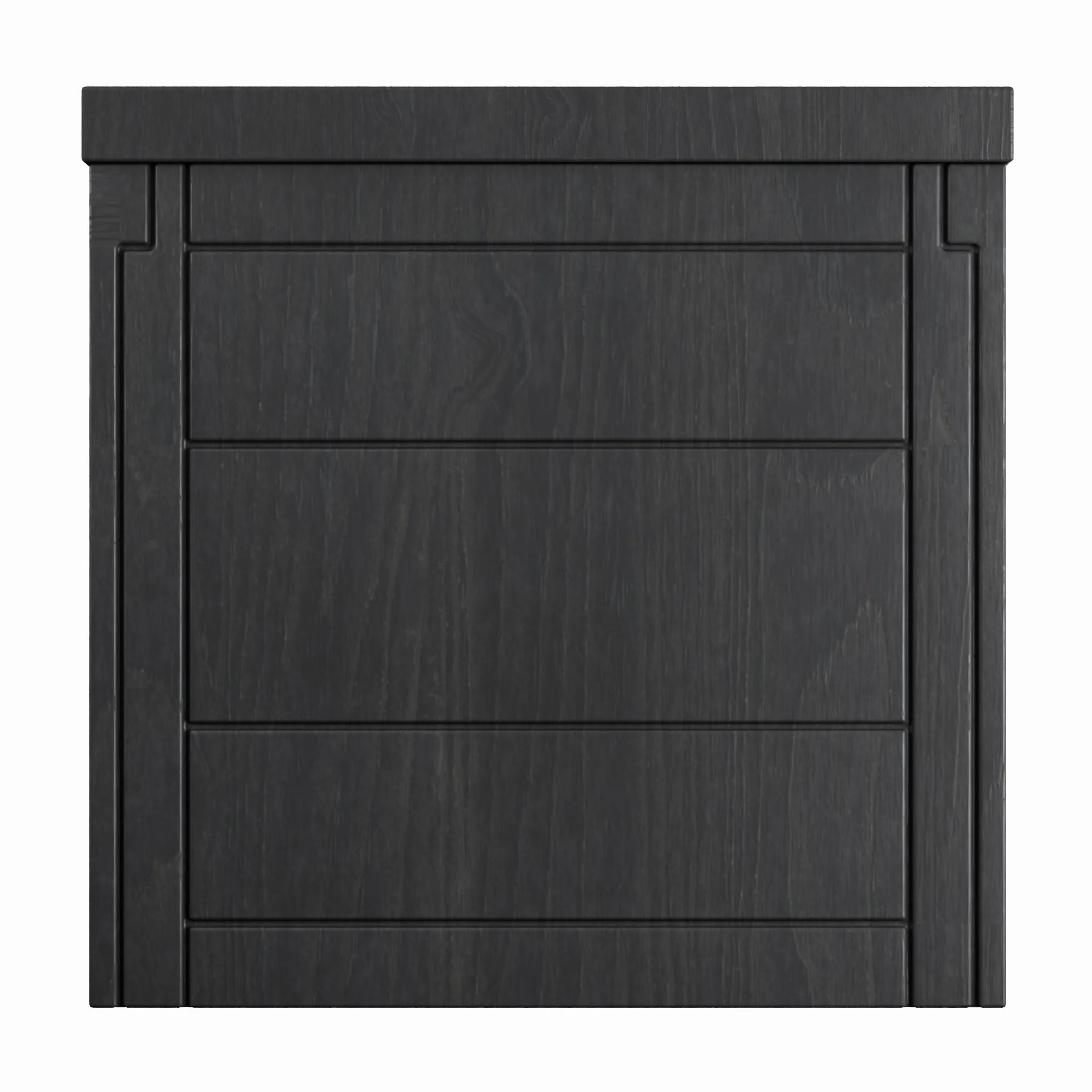 FRANKYSTAR® Neo 35 - Baule Portaoggetti da Giardino 54x53x56 cm Contenitore Lucchettabile in Resina Antracite