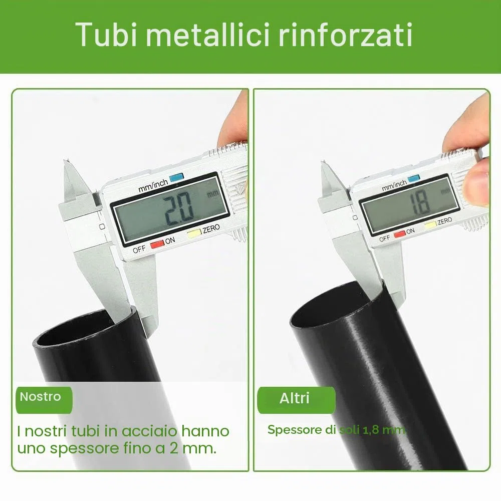 Goutime Supporto per amaca portatile con borsa per il trasporto,Altezza Regolabile,adatto per amache lunghe 2,6 m, Supporto in Metallo da Esterno per Giardino e Terrazza,capacità 250kg nero