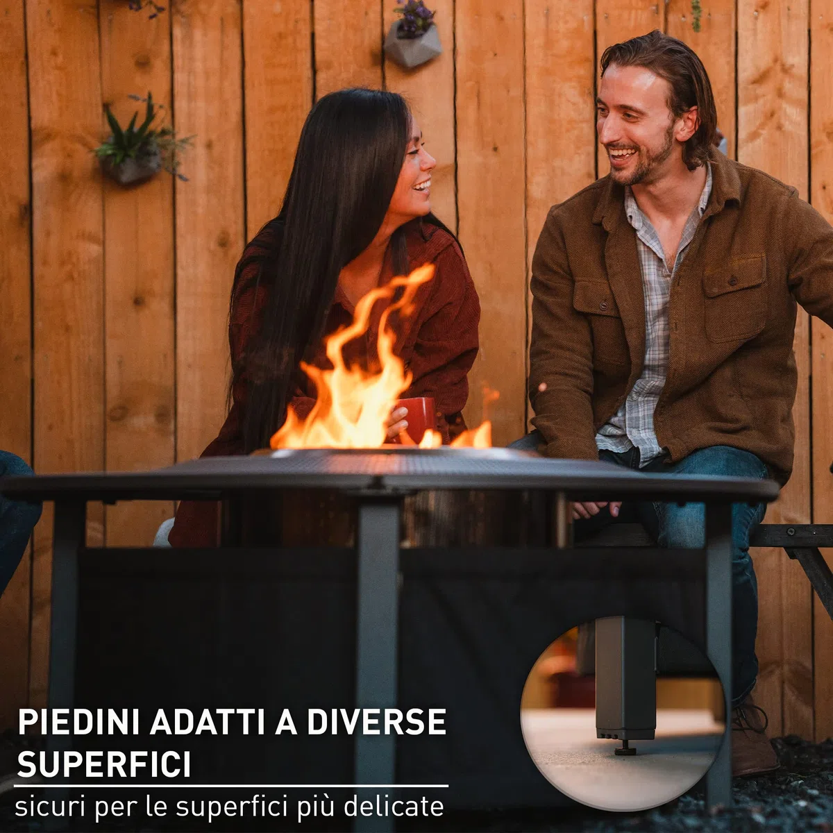 Solo Stove Tavolo Surround per braciere, piccolo | Rialzo per bracieri a legna Ranger e Bonfire, acciaio verniciato a polvere/Tessuto per esterni resistente ai raggi UV, dimensioni (hxd): 51 x 107 cm