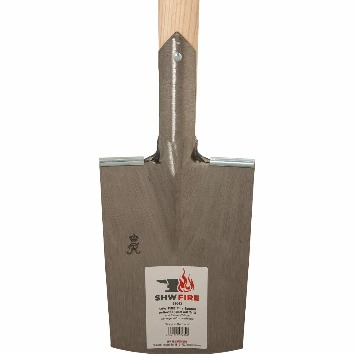 SHW-FIRE - Vanga da giardinaggio, 93 cm, leggera e stabile, manico a T
