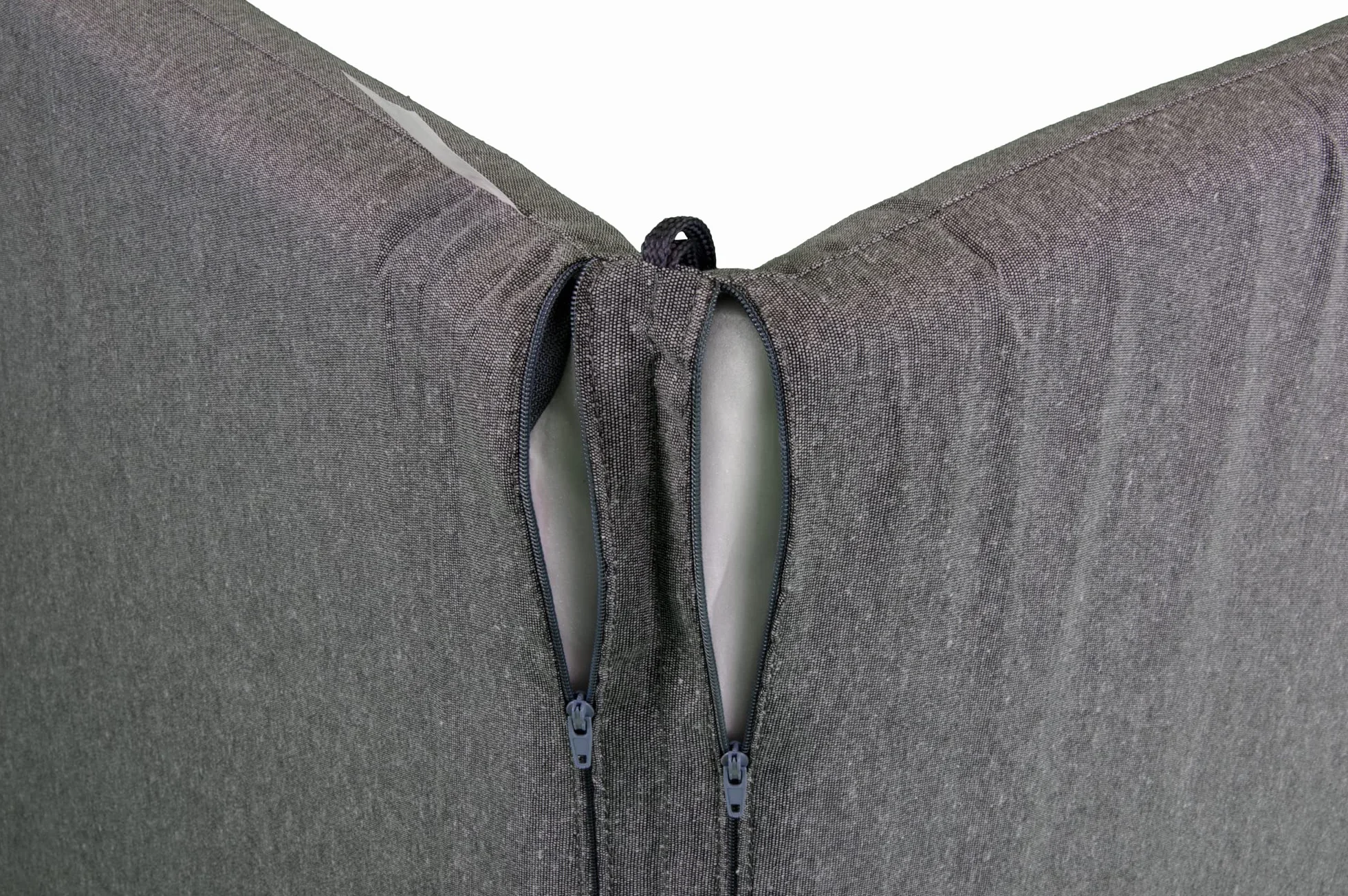 Cuscino per Lettino Prendisole Grigio 73x110x57 cm Cotone Poliestere Sfoderabile Made in Italy
