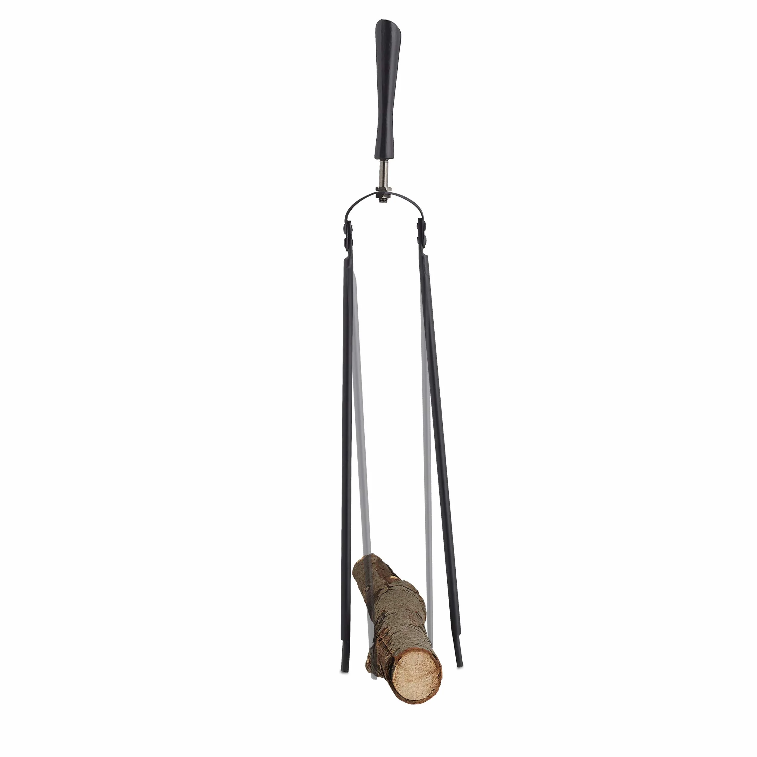 Relaxdays Accessori Camino 5 Pezzi Attizzatoio Paletta Pinza Scopino Secchio Nero