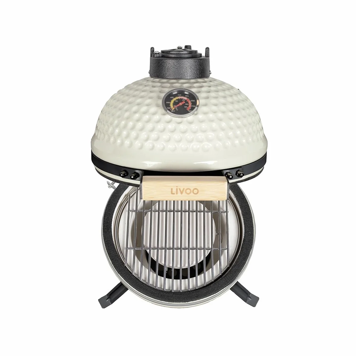 Livoo Barbecue affumicatoio Kamado DOC330 ø27 cm argilla refrattaria