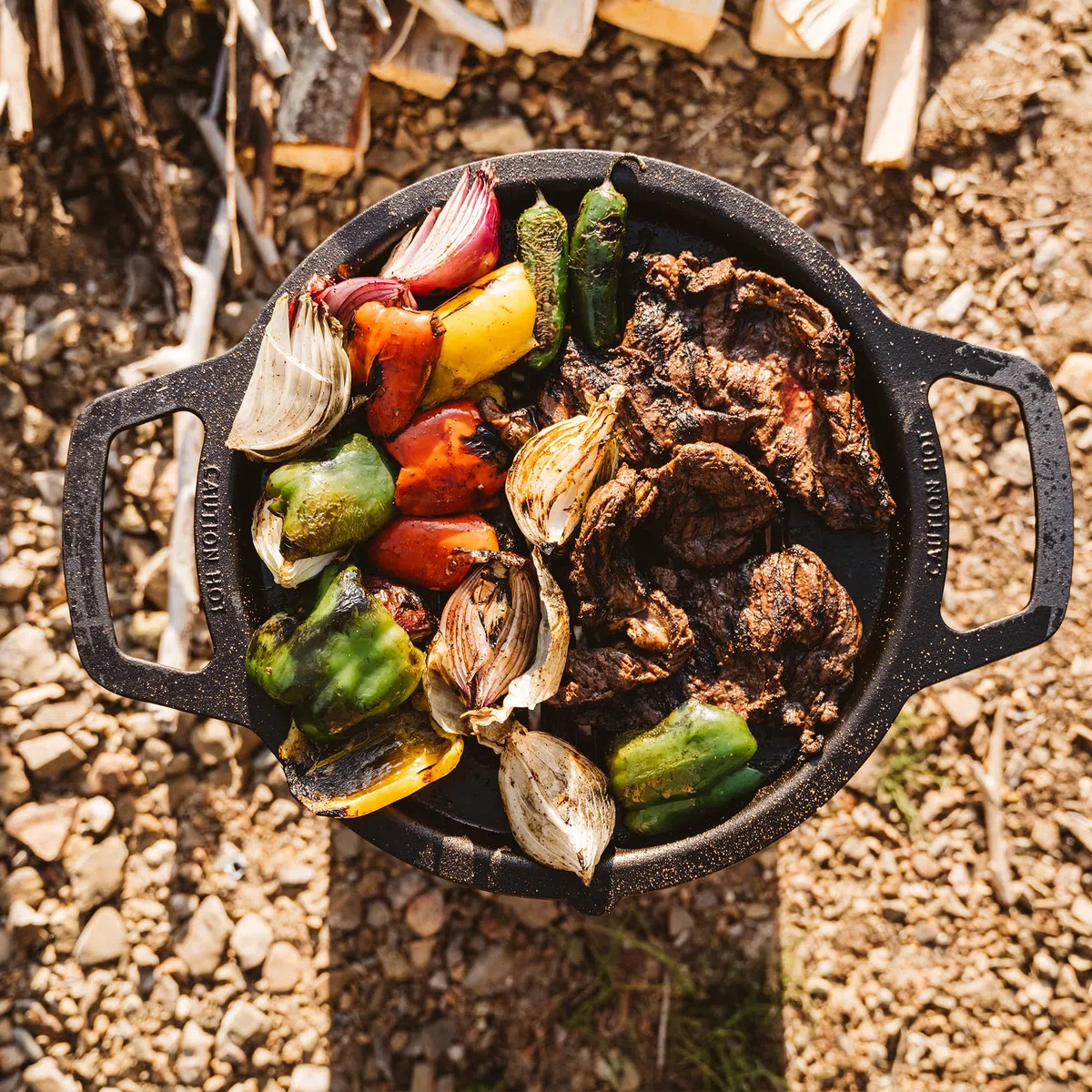 Solo Stove Top Bistecchiera in ghisa per Bonfire e Yukon | Top da cottura per braciere, Accessorio da camino, Superficie di cottura: 44,4 cm, Peso: 7,5 kg