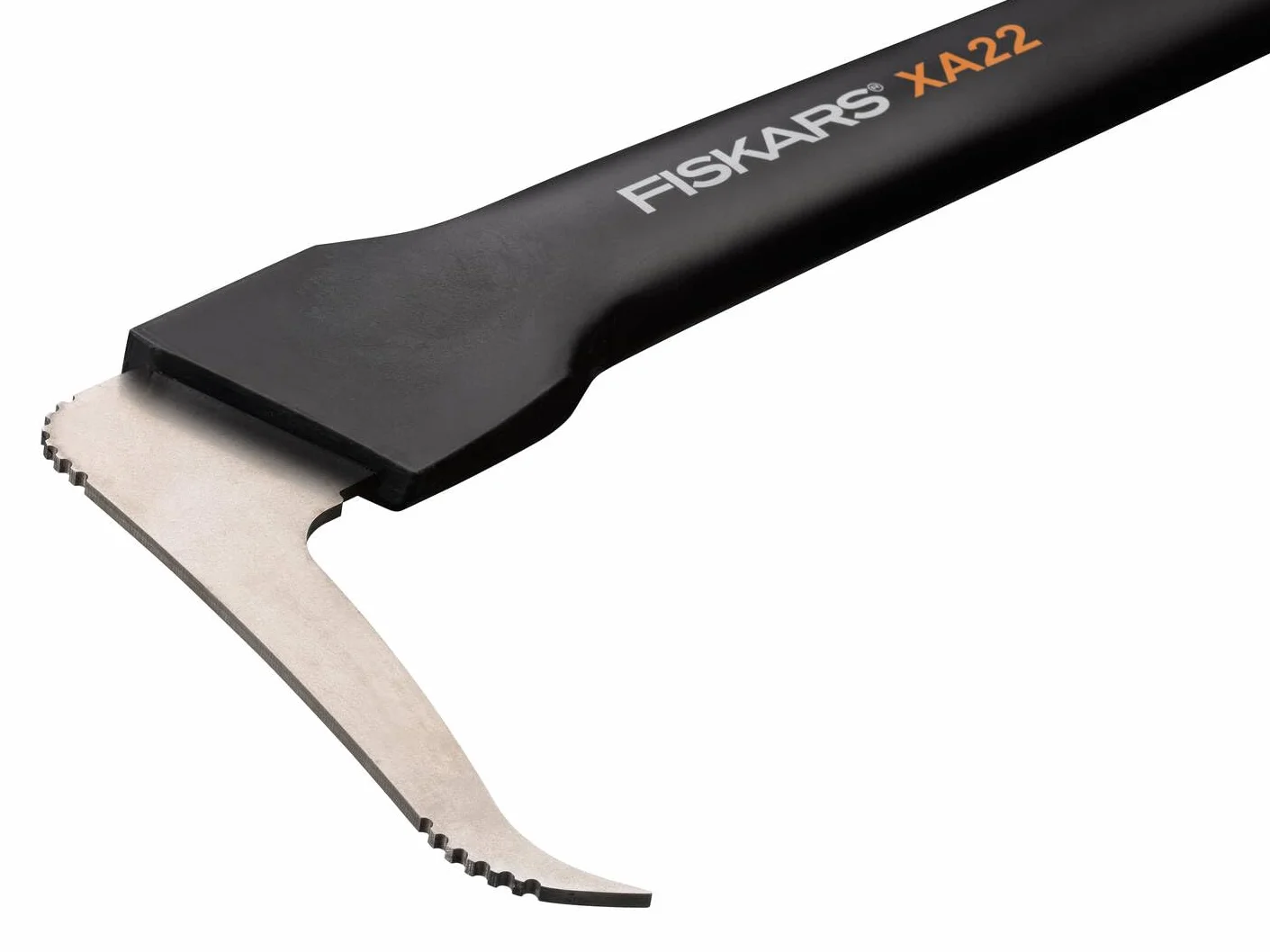 Fiskars Zappino tiratronchi, Lunghezza: 78,5 cm, Lama in acciaio temprato/Manico resistente in fibra di vetro, Fodero per trasporto e conservazione incluso, Nero/Arancione, WoodXpert, XA22, 1003623
