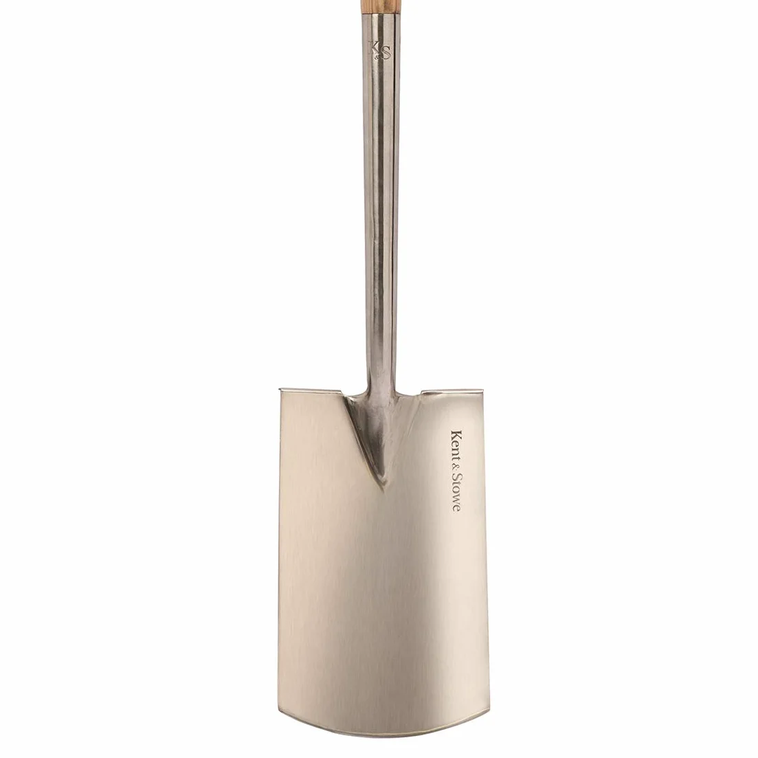 Kent & Stowe Vanga da Giardino Professionale - Acciaio Inossidabile Con Manico in Legno di Frassino, Lunghezza: 110 cm