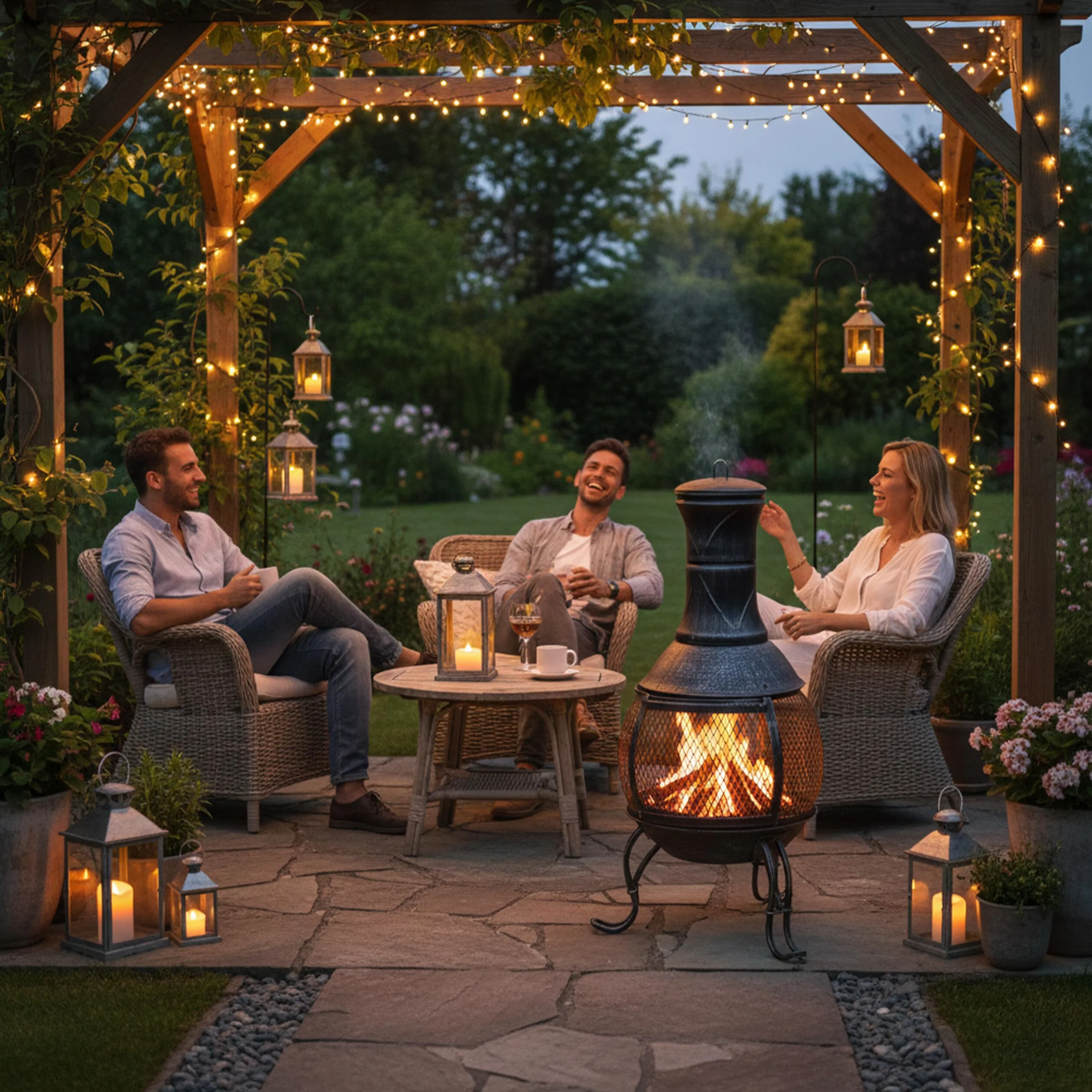 Relaxdays Forno Azteco Attizzatoio Graticola per Legna Griglia Parascintille Giardino Alto 89 cm Grigio