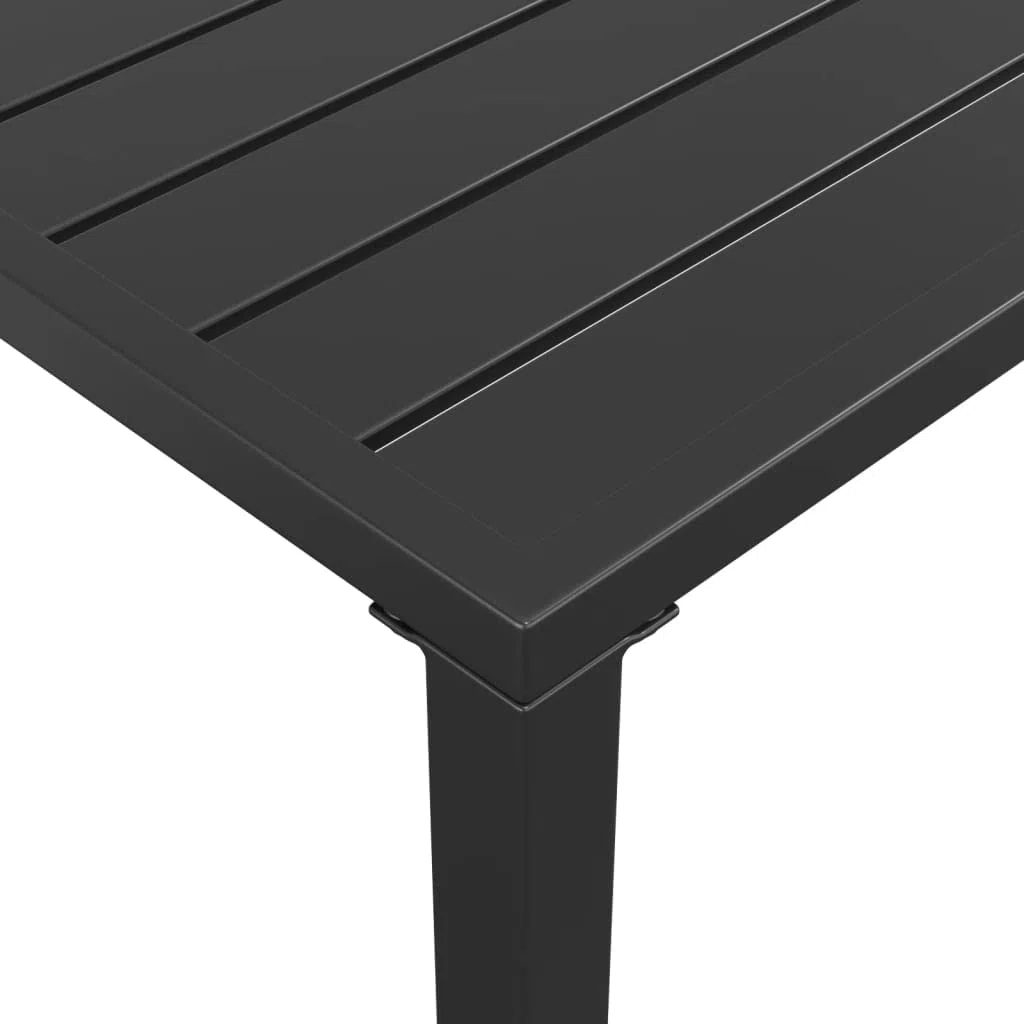 vidaXL Tavolo da Pranzo da Giardino Antracite 110x54x70 cm Acciaio, Tavolo da Giardino, Tavolo da Pranzo, Tavolo da Esterno, Tavolo, Tavolo da Patio