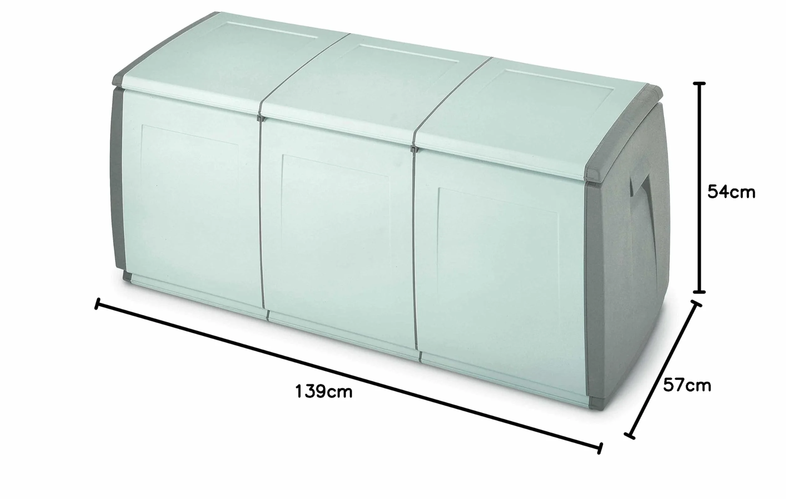 Terry, In & Out Box 140 , Baule Multiuso, da Interno Esterno. Materiale: Plastica, Dimensioni: 139x54x57 cm, Capacità 360 lt