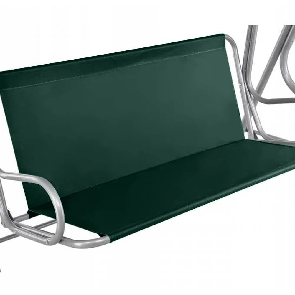 WingFly Coprisedile da Giardino per Dondolo, per Sedia a Dondolo da Giardino, Coprisedili per Altalena da Giardino, Copertura per Sedia da Giardino, 2 e 3 Posti(Verde 115 x 48 x 48cm)