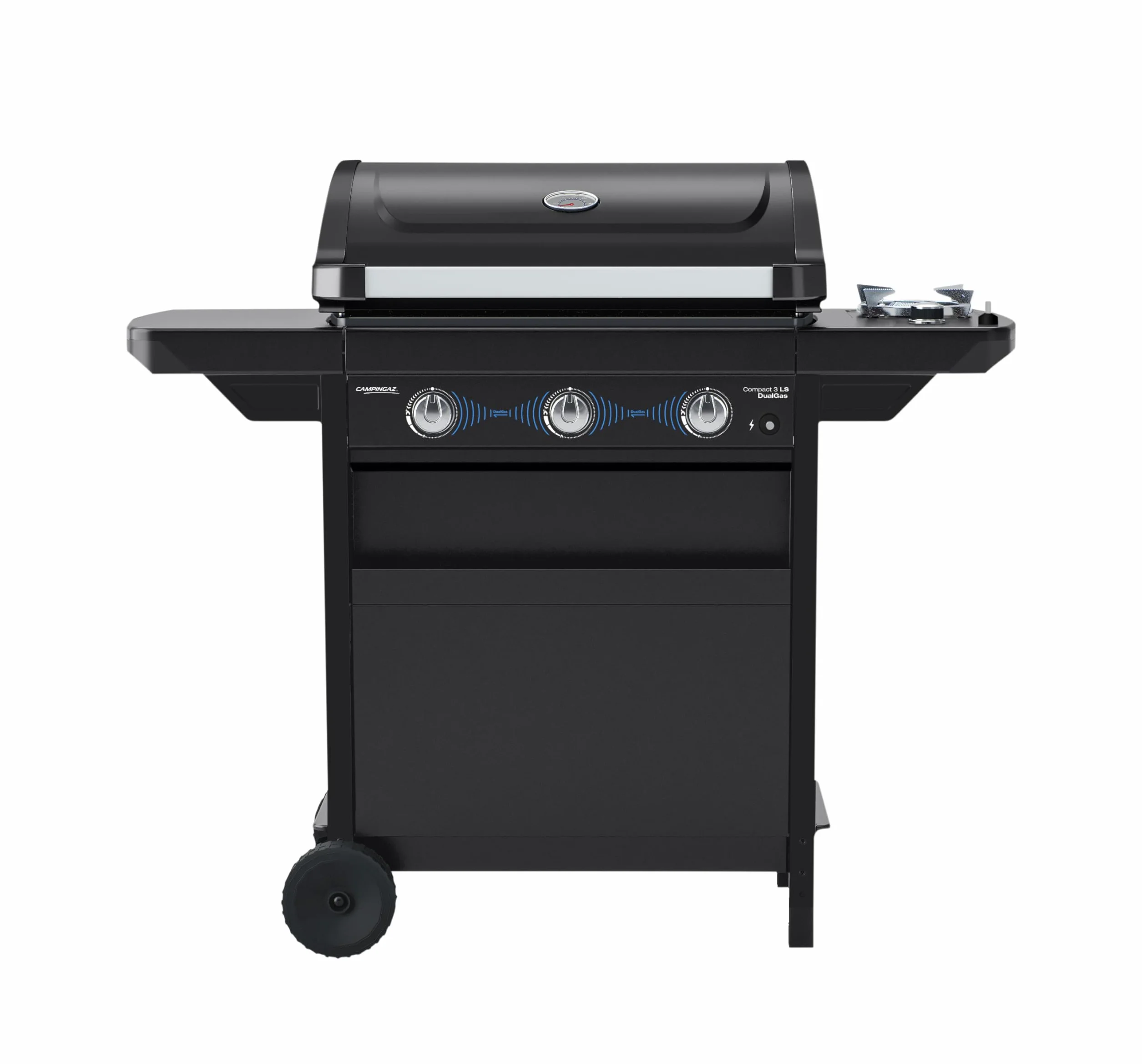 Campingaz Grill a Gas Compact 3 LS Dualgas 7,5 kW 3 bruciatori Carrello Doppia Alimentazione GPL