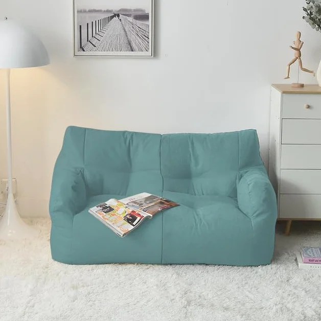 Creativo Piccolo Divano Lazy Bean Bag Divano Doppio Balcone Camera da Letto Soggiorno Decorazione Noleggio Tatami Due Posti (Senza Stucco)