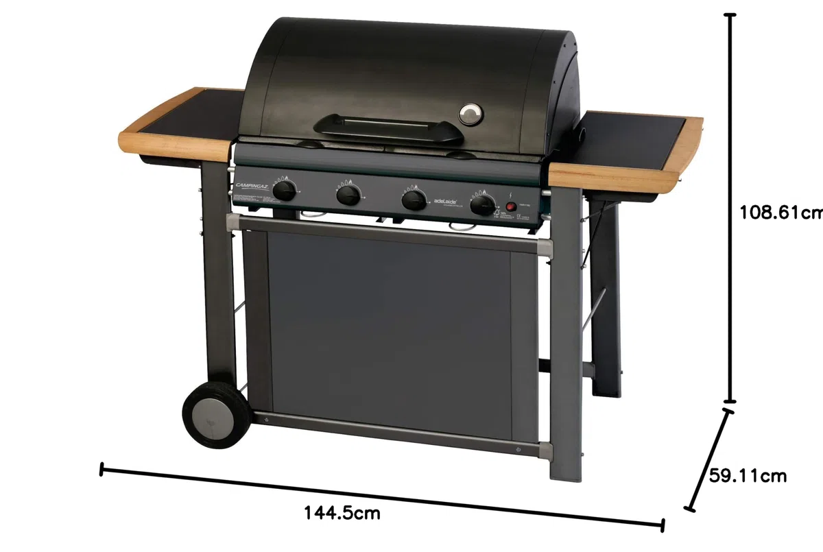 Campingaz Adelaide 4 Classic L Barbecue Gas 21 kW Acciaio Inox Griglia BBQ