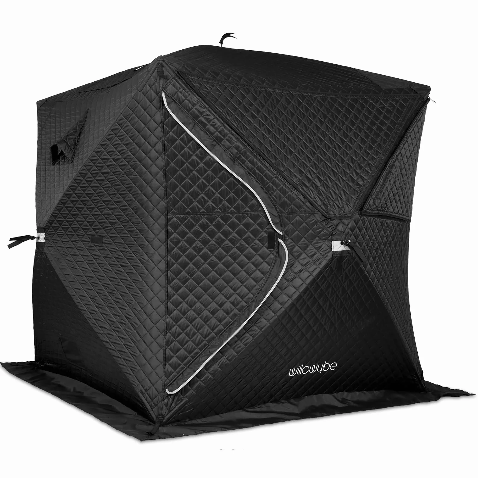 WILLOWYBE Outdoor Sauna Tent PRO - Tenda Sauna per 4 Persone, Isolata, Tutti i Climi