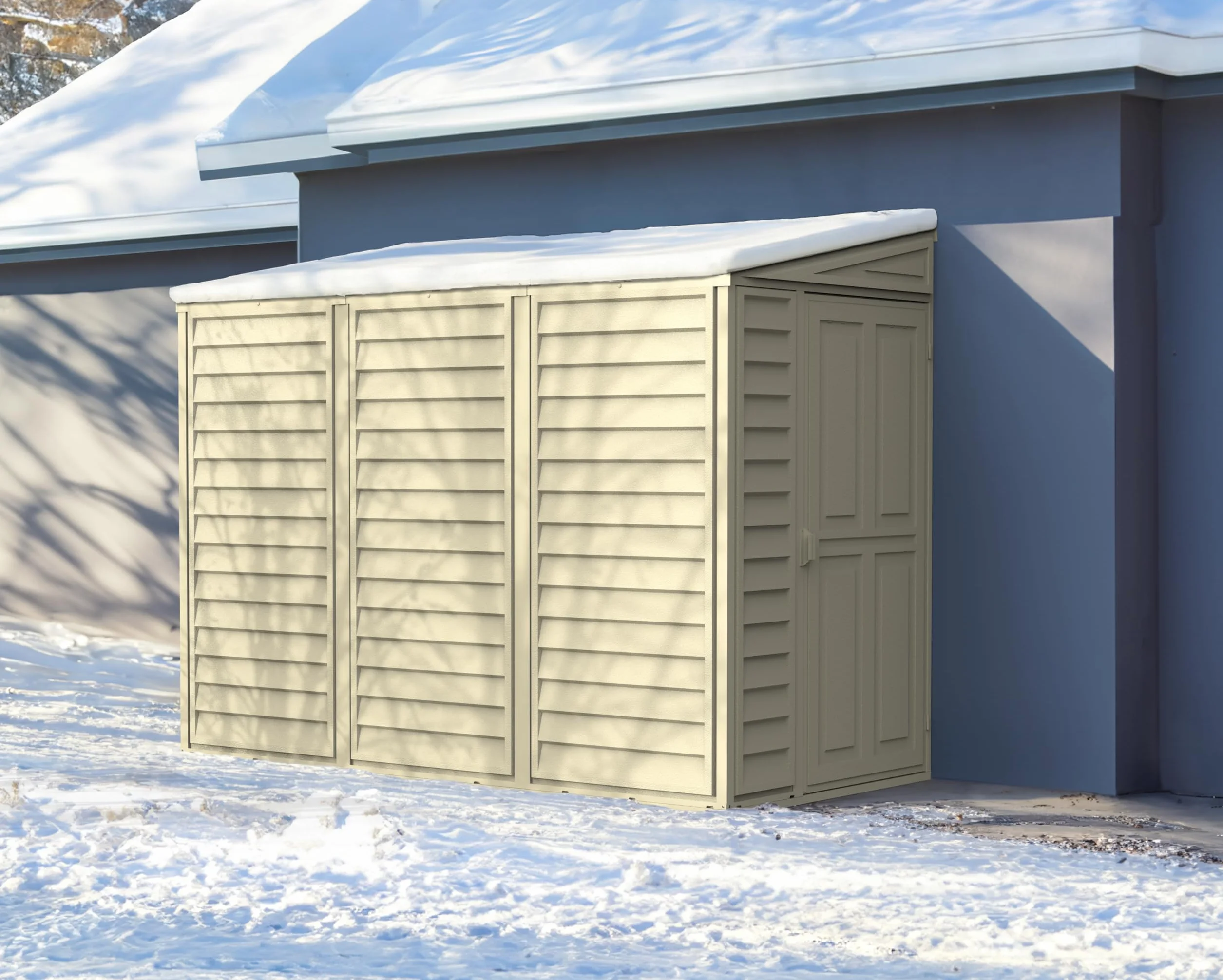 Duramax Plastica Sidemate Shed 1.2 x 2.4 m Avorio