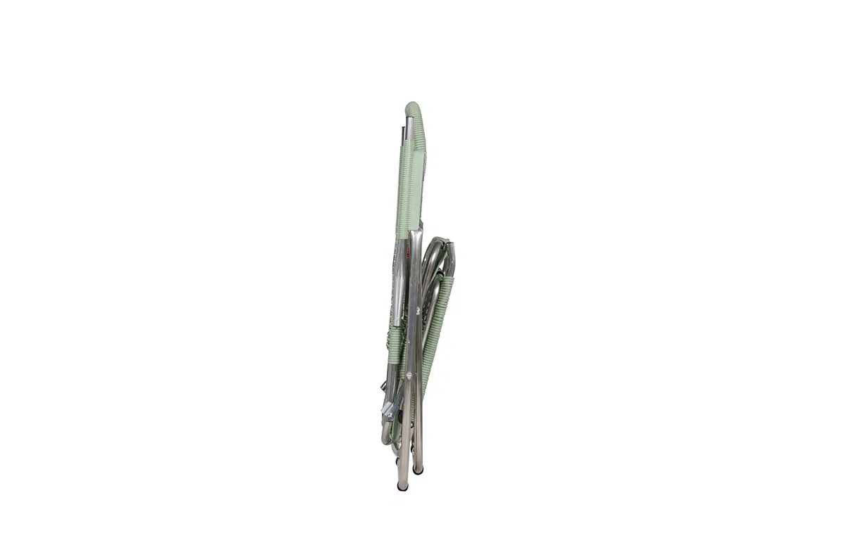 Fiam Spaghetti Poltrona Relax Cordonata Da Esterno Telaio Alluminio PVC Sage Green