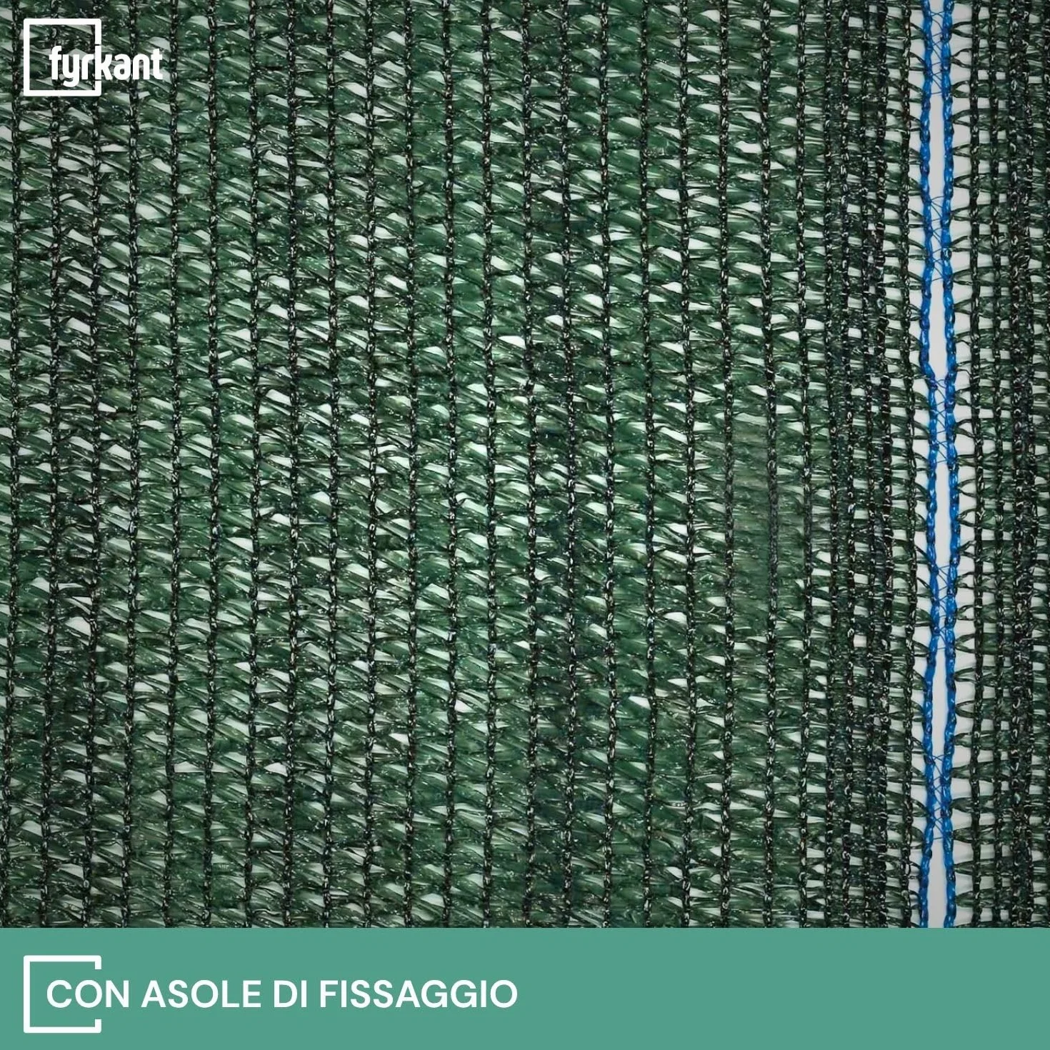 Rete Telo Ombra Ombreggiante Frangivista Frangisole Verde Oscurante per Recinzione e Giardino - Varie Misure