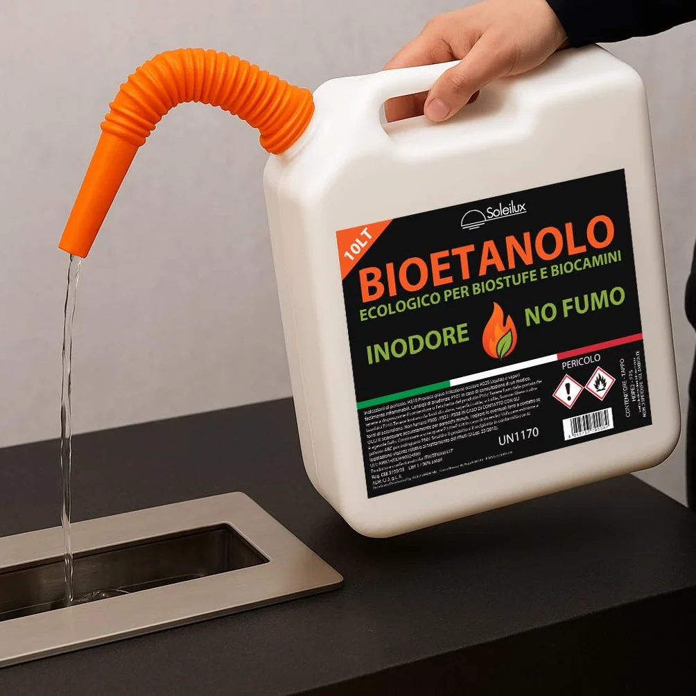 Bioetanolo combustibile 10L do stufe Bio inodore no zolfo
