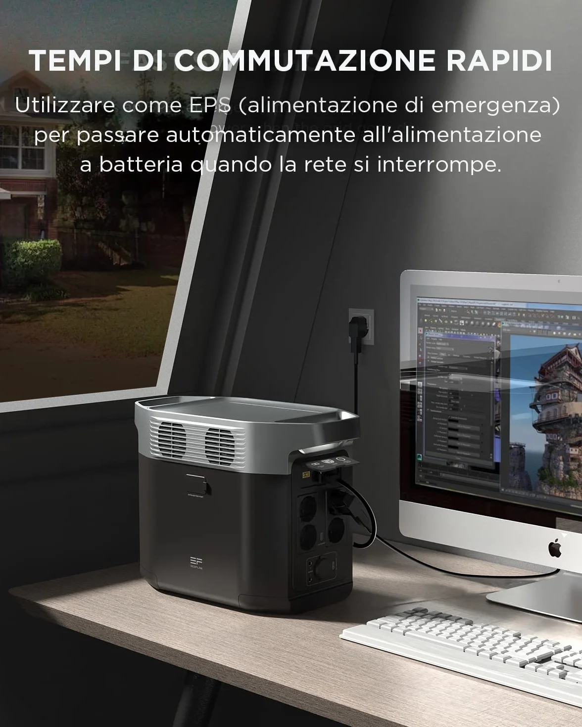 Centrale Elettrica Portatile EcoFlow DELTA 2 1-3 kWh LFP Ricondizionato
