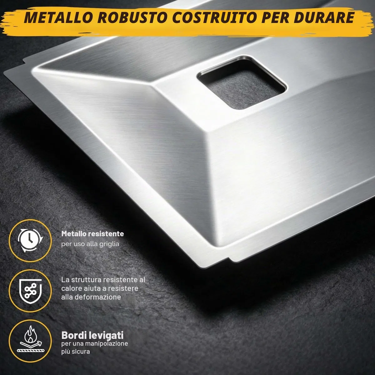 GFTIME vaschetta raccogli Grasso Universale con Vasca di Raccolta da 60 cm Fino a 80 cm per Charbroil, DynaGlo, Nexgrill, Kenmore, Uniflame e Altro Ancora, Regolabile per bruciatori a Gas da 3/4/5