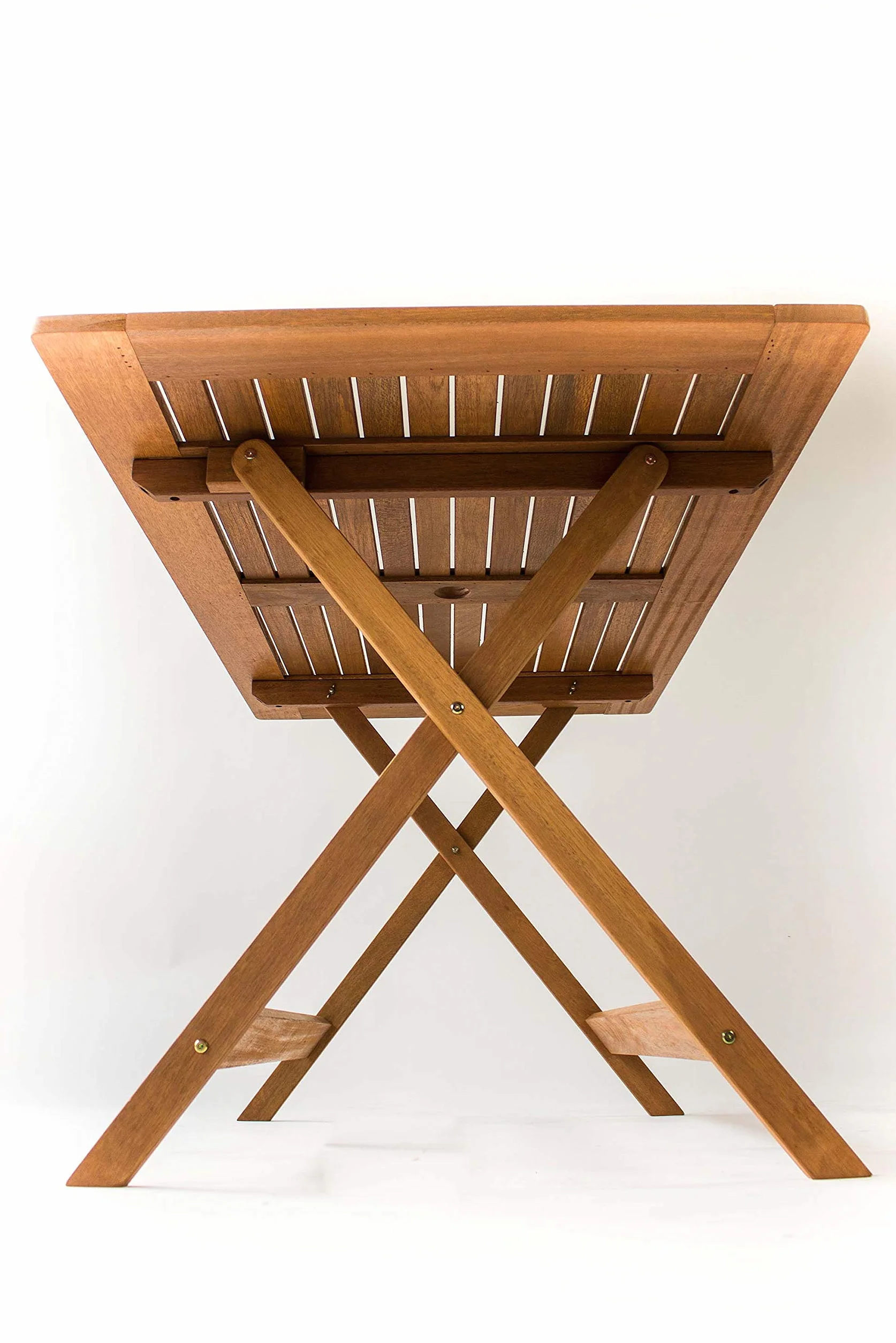 AVANTI TRENDSTORE Malvi Tavolo da giardino legno massiccio LAP 135x72,5x75 cm