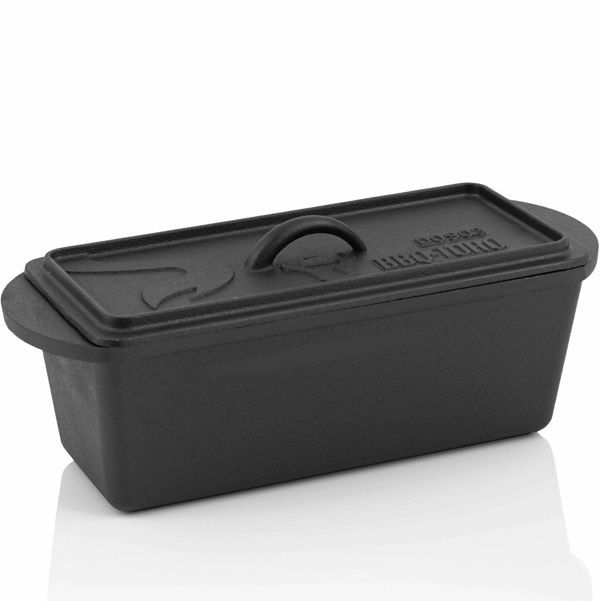 BBQ-Toro Dutch Oven Pan | Casseruola da forno olandese in ghisa | 3,0 litri | preseasoned - già bruciato | Pan con coperchio