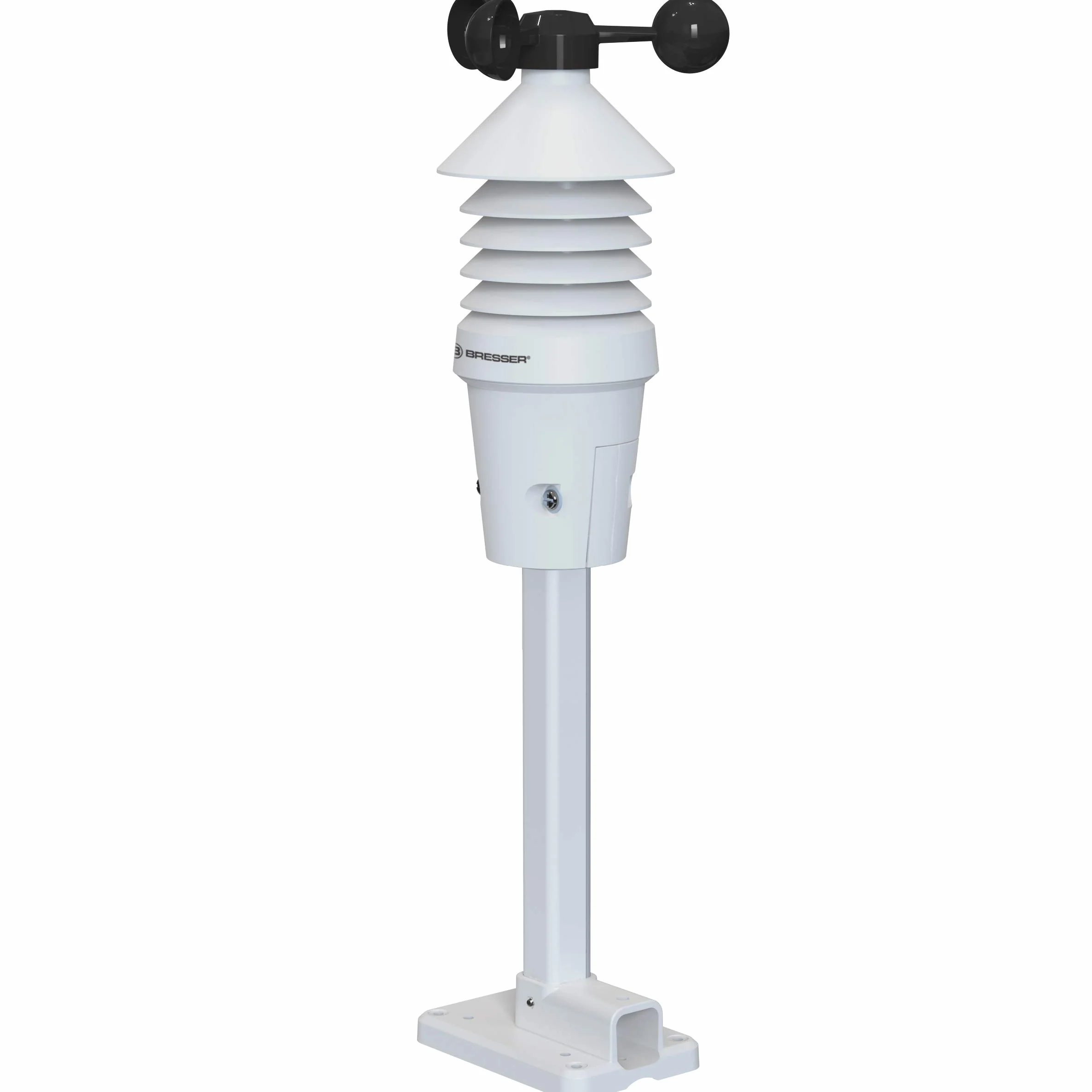 Bresser Anemometro Professionale 3 In 1 con Terminale Collegato Tramite Segnale Radio