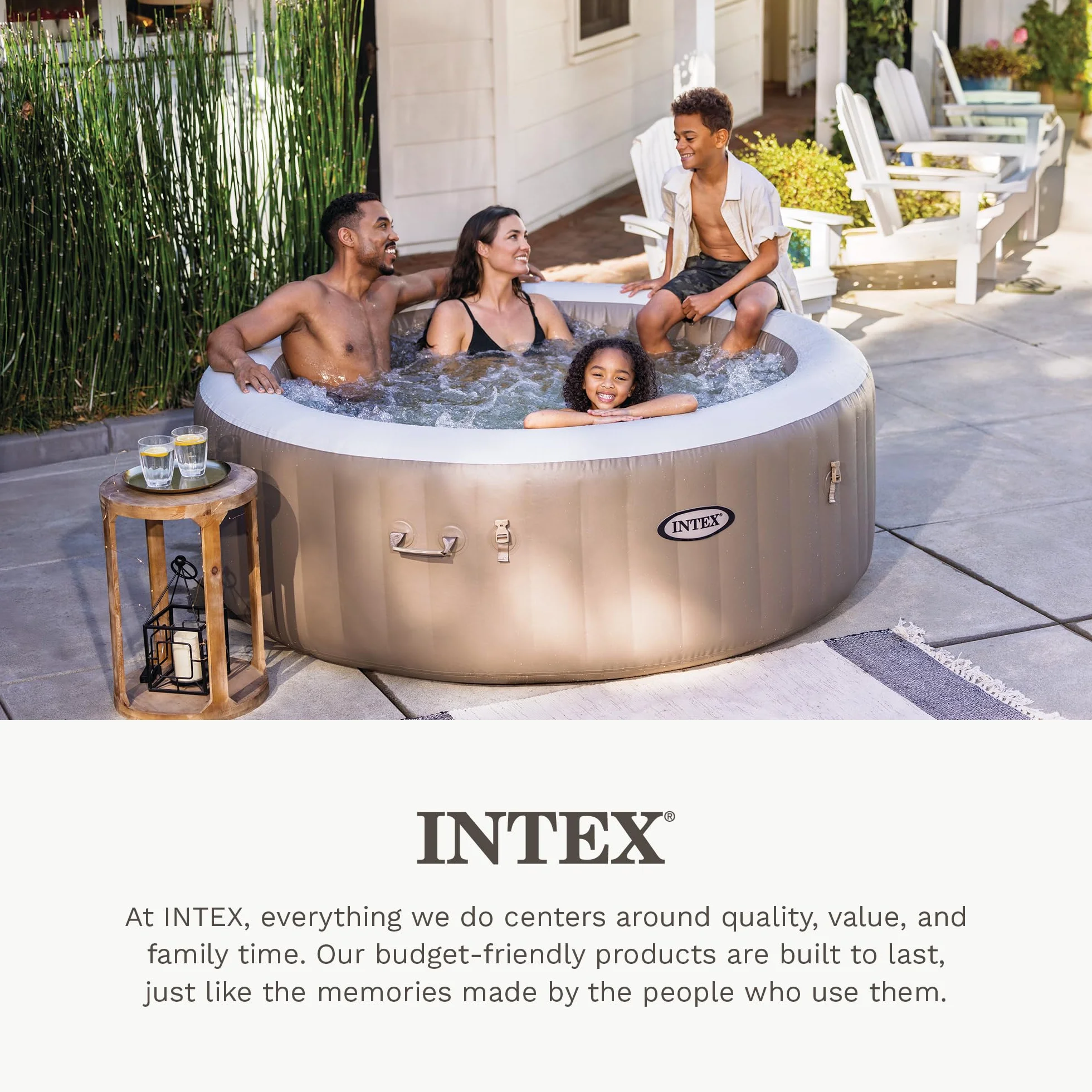 Intex PureSpa Sedile Spa, marrone chiaro