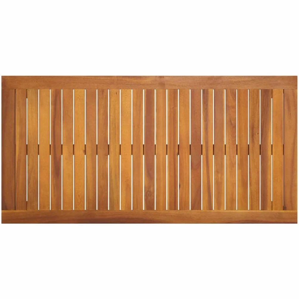 vidaXL Tavolo da Giardino 110x55x67 cm Legno Massello d'Acacia