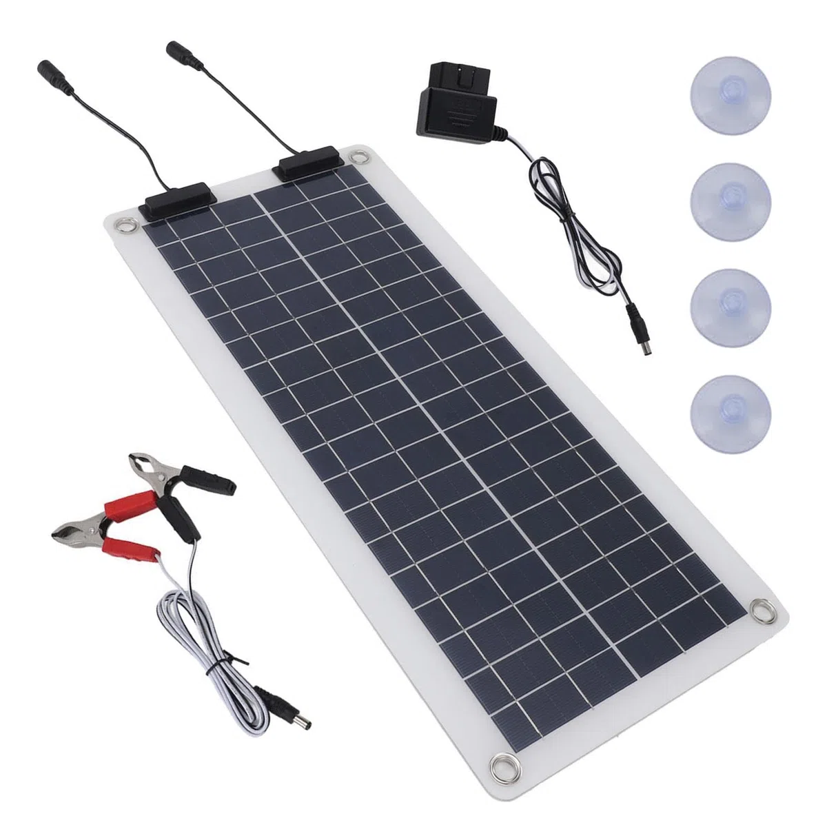 Caricabatteria Solare per Auto 100 W 12 V Mantenitore Batteria