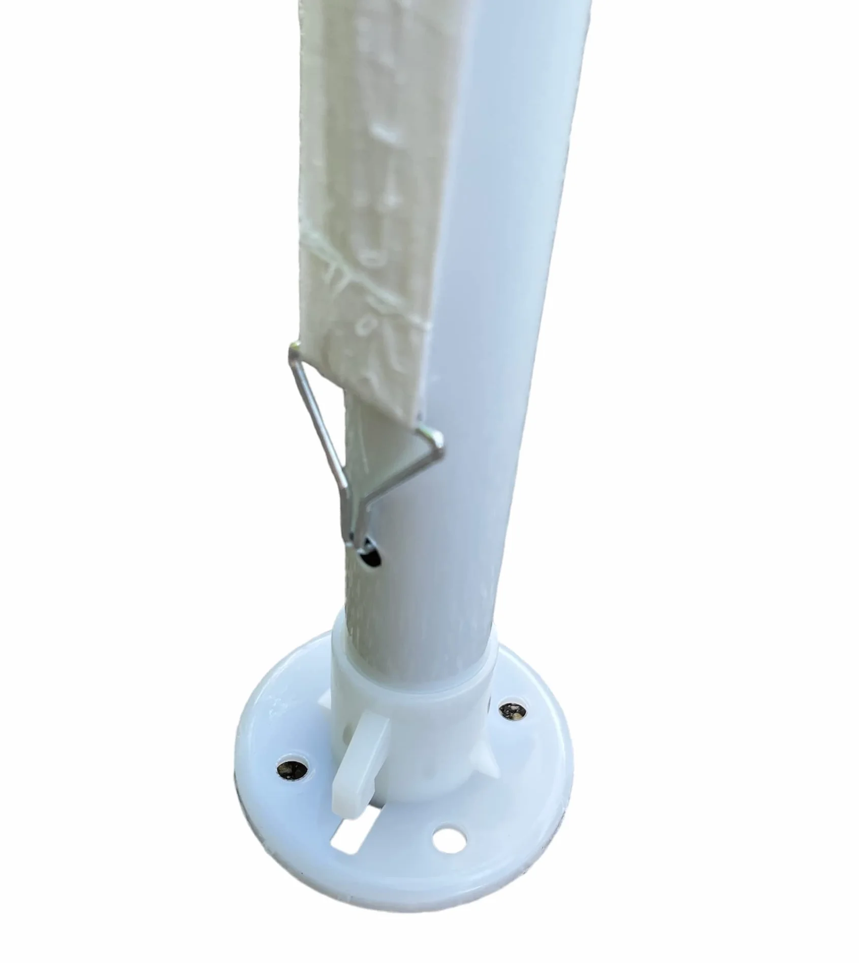 Gazebo 2x3 Metri Bianco con Telo in PE 105 gr/mq da Giardino
