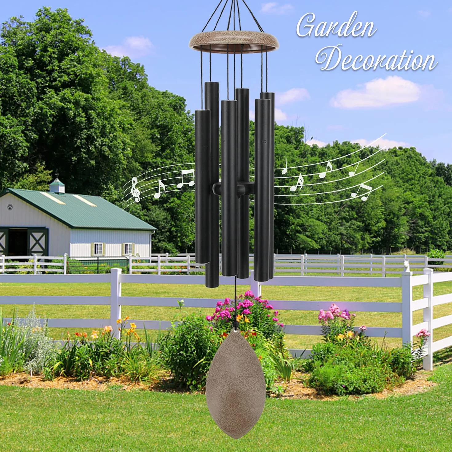 ASTARIN Wind Chimes for Outside Deep Tone,36 Inch Windchime Outdoors，Chimes for Outdoors,Sympathy Wind Chimes Memorial for Mom Dad，All Metal Wind Chime