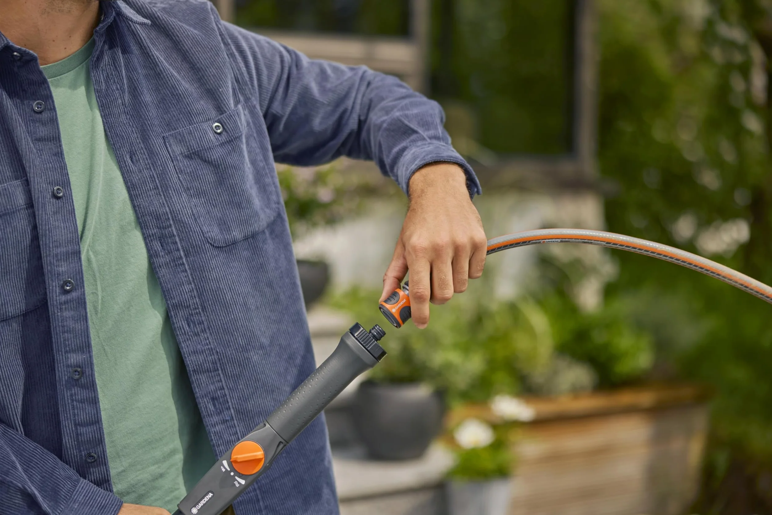 Gardena Manico telescopico M - XL 155-260 cm alluminio Original System 18804-20