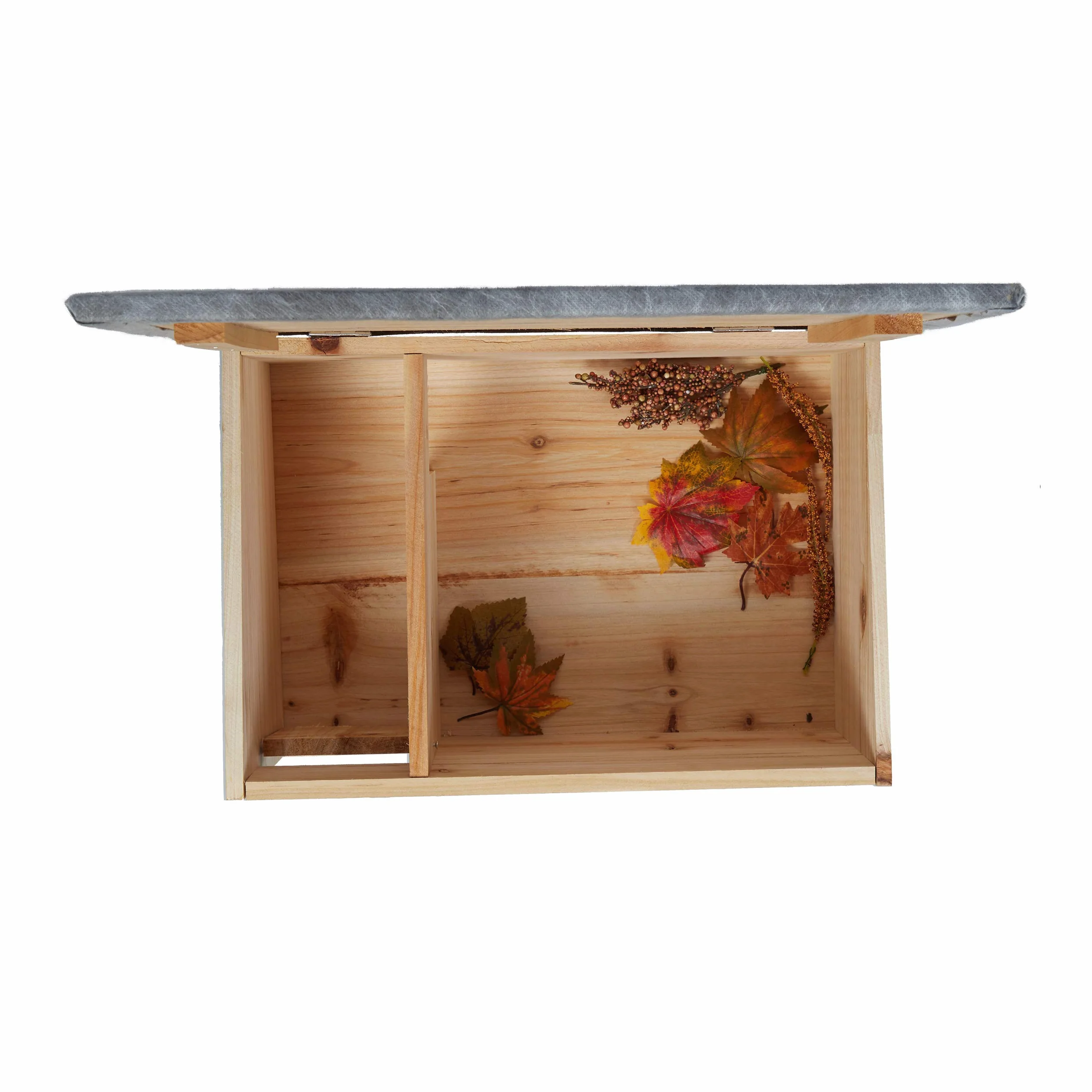 Relaxdays Casetta per Ricci, Resistente alle Intemperie, Riparo dai Predatori, Rifugio per Roditori, 21x46x34 cm, Legno