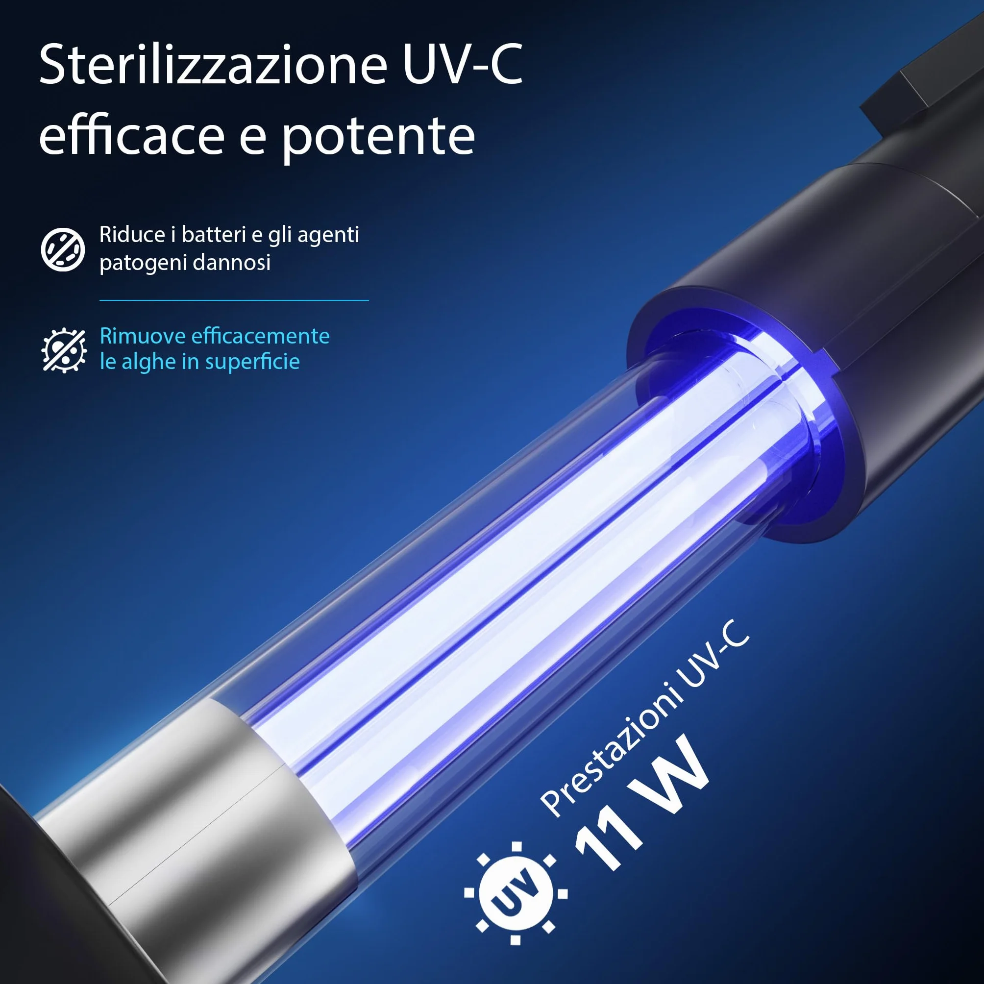 SunSun Set per laghetti Filtro a pressione 6000l Chiarificatore UVC 11W Pompa da 20W