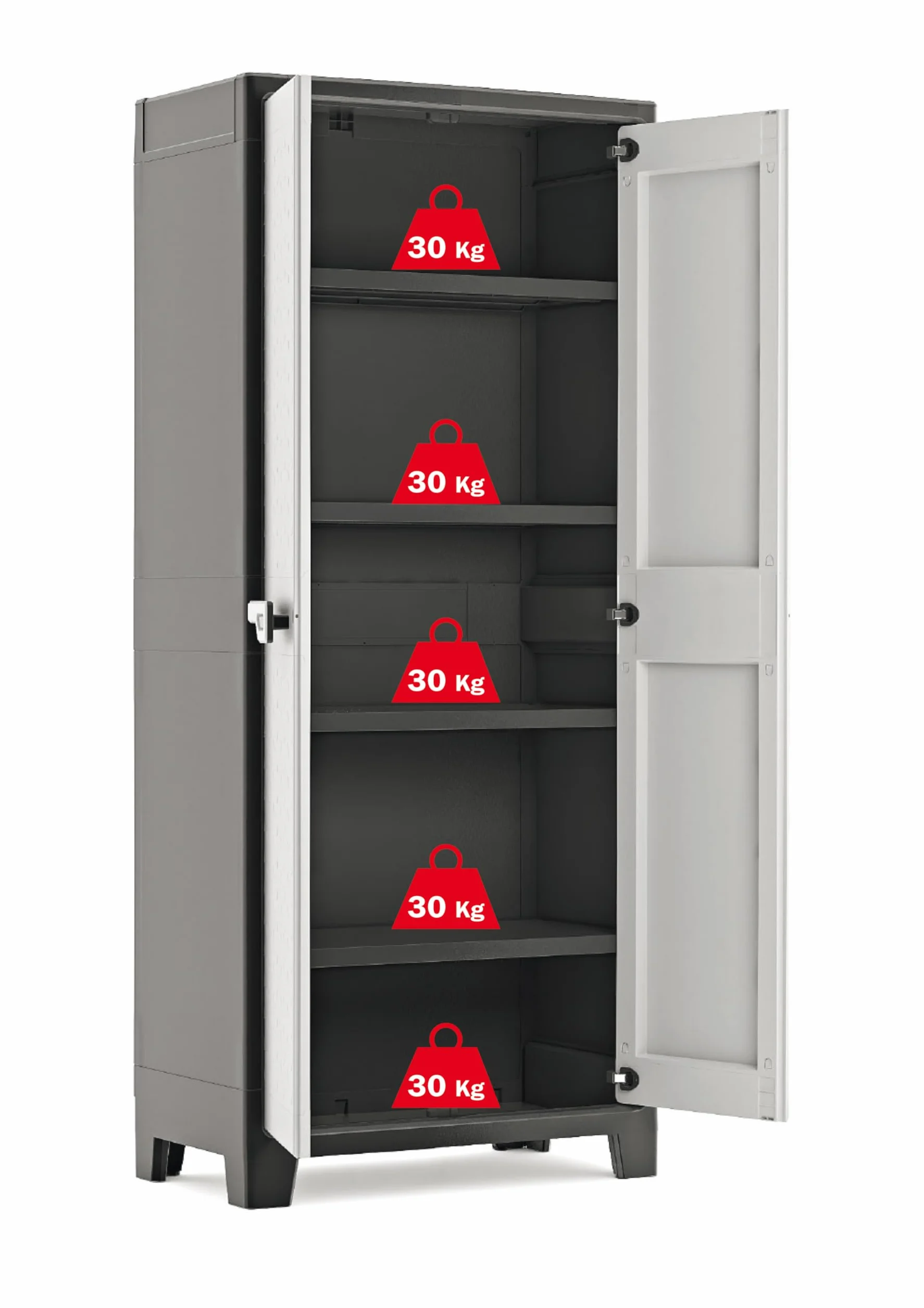 Keter Titan Alto Armadio Regolabili 80 x 44 x 182 cm