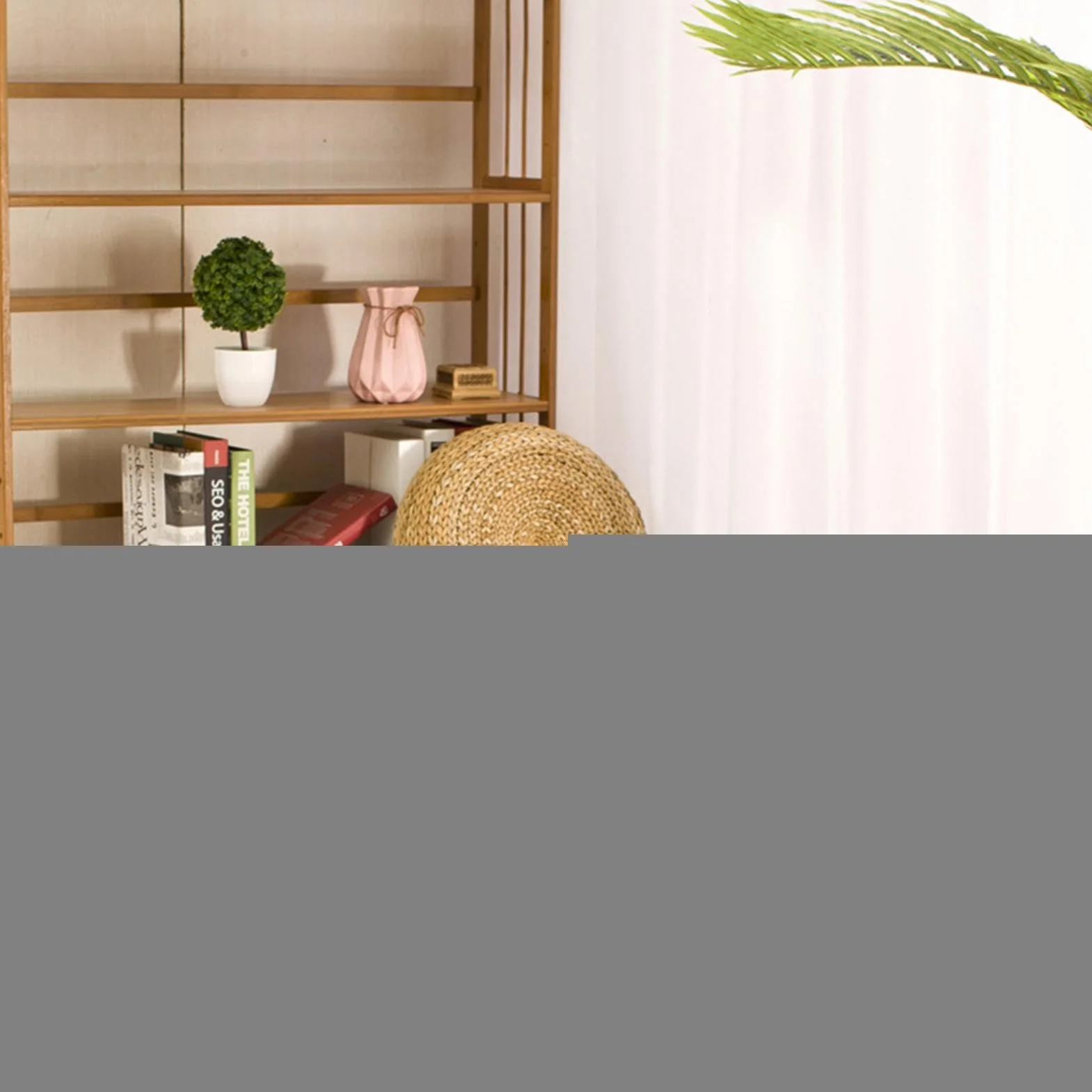 Futon, Cuscino in Vimini Naturale, Cuscino rotondo Tatami, Cuscino Seduta in Paglia da Terra Rotondo Tatami, Traspirante, Cuscino Rotondo da Pavimento, Decorazione per Salotto da Giardino